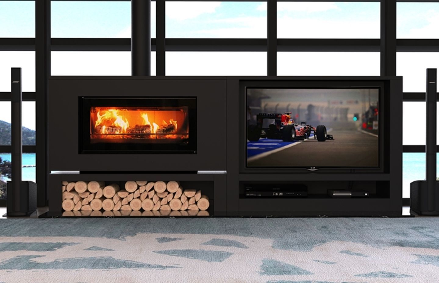 How can the side by side setup help to improve your health?