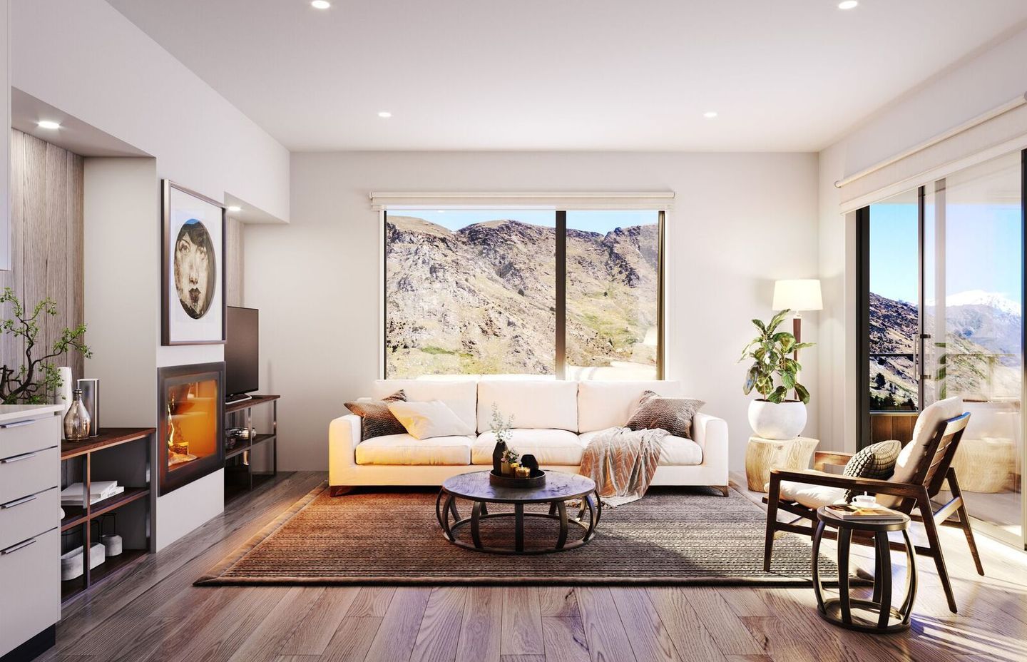 Residence du Parc - Arthurs Point, Queenstown - Architectural renders completed by onetoonehundred.