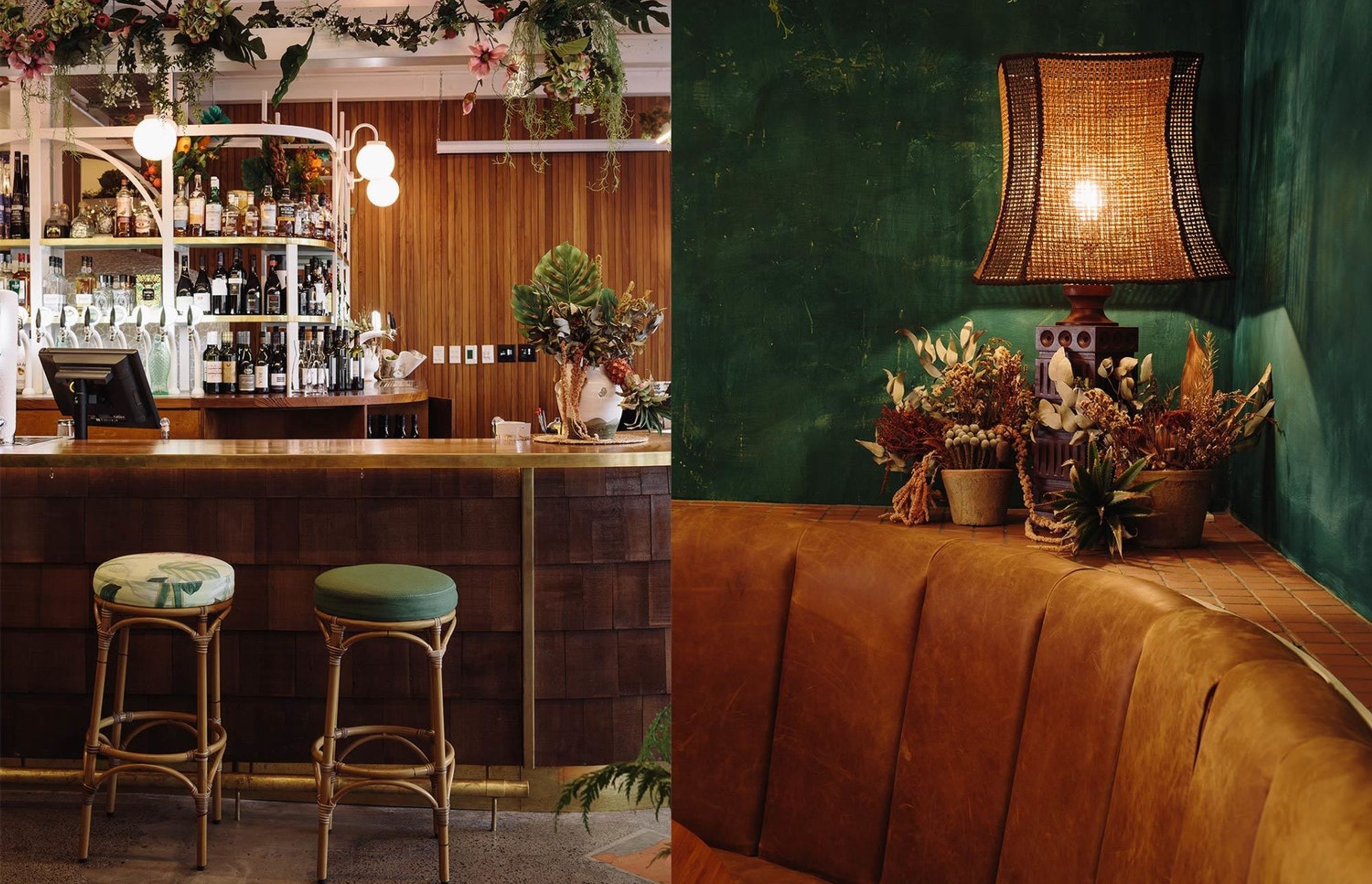 Located in Auckland's Viaduct precinct, The Lula Inn is a South Pacific-style eatery that combines equal measures of luxe, rustic and tropical in its interior.
