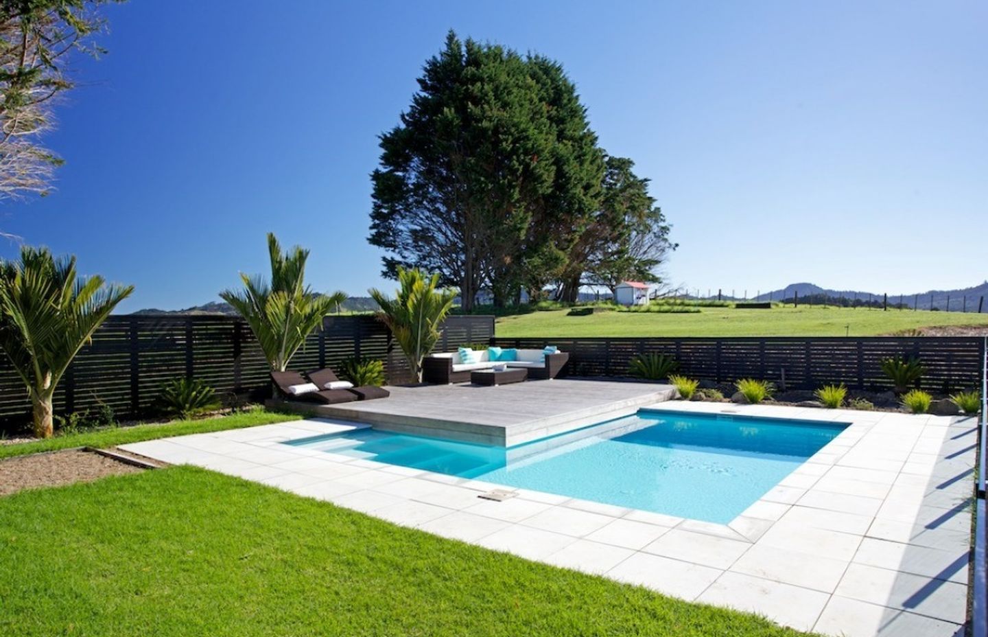 Swimming pools are an easy form of entertainment for all ages