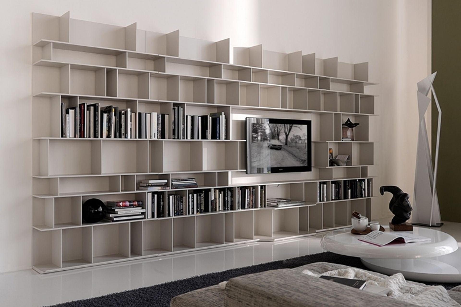 The Wally bookshelf is ideal for sophisticated storage.