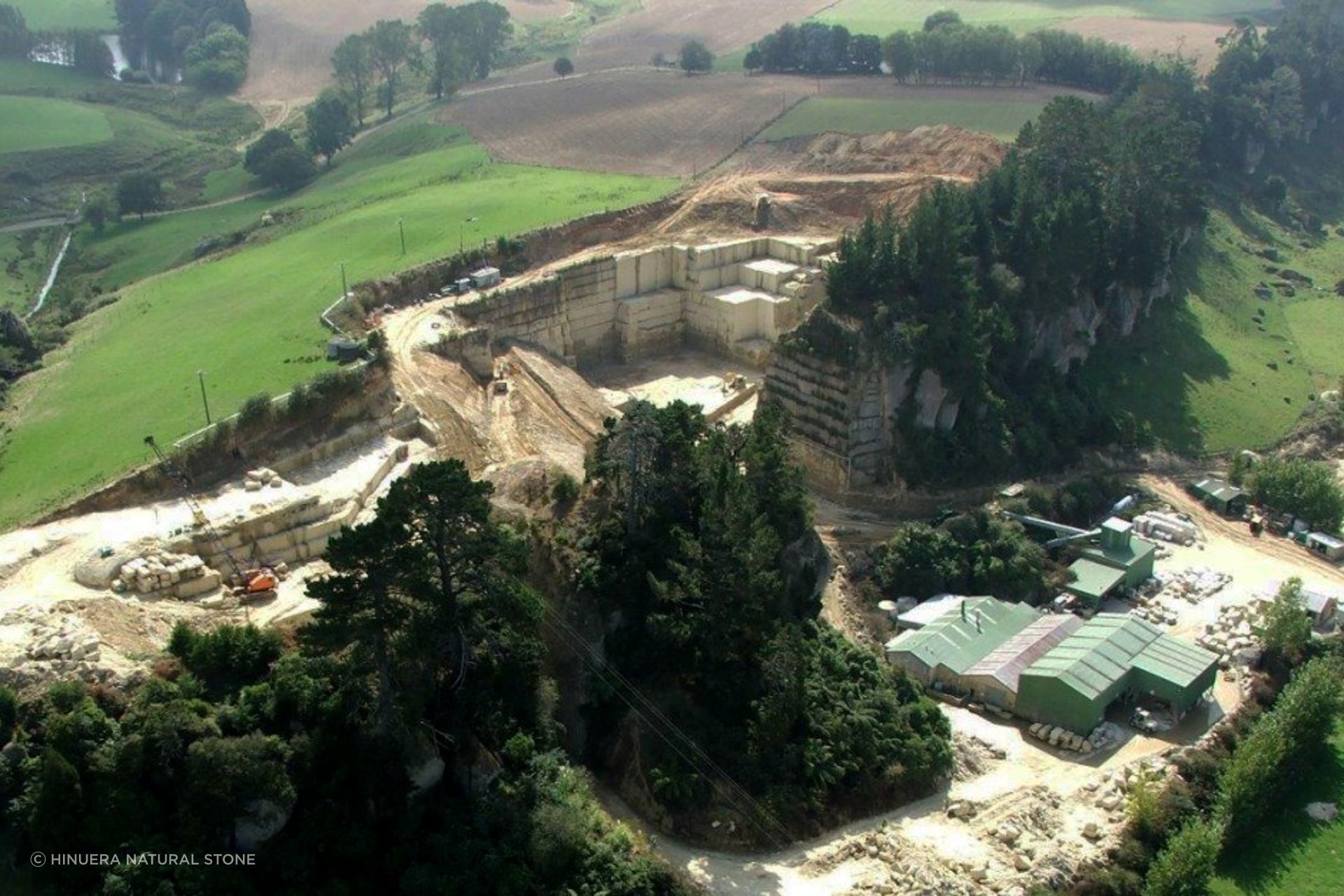 Hinuera Natural Stone quarry