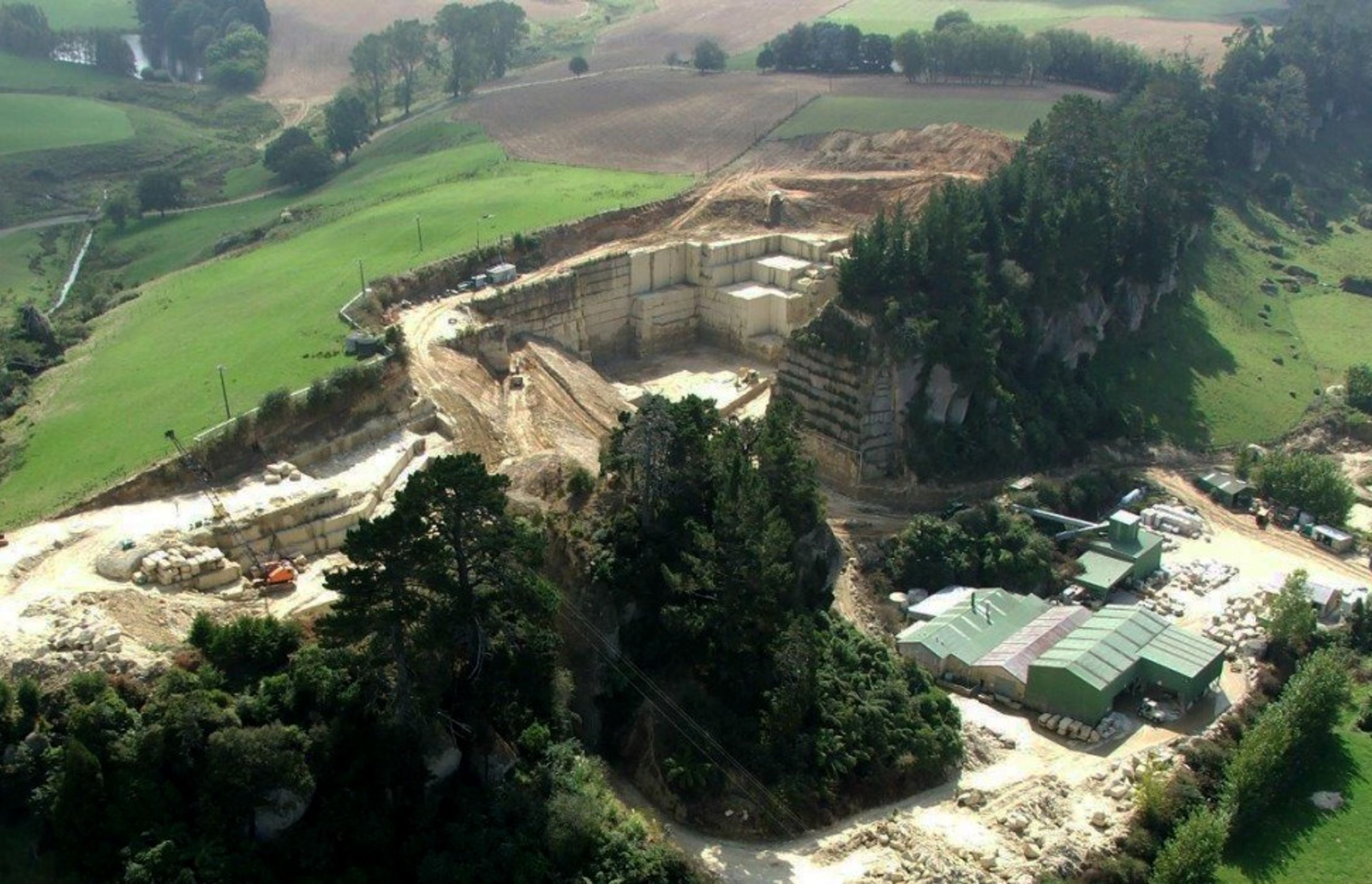 Hinuera Natural Stone quarry