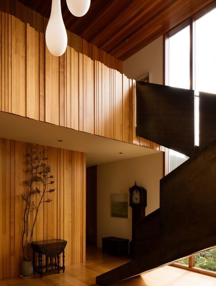 The exquisitely lined and detailed interior of Bach Bach by Crosson Architects. Photo by Jason Mann Photography.