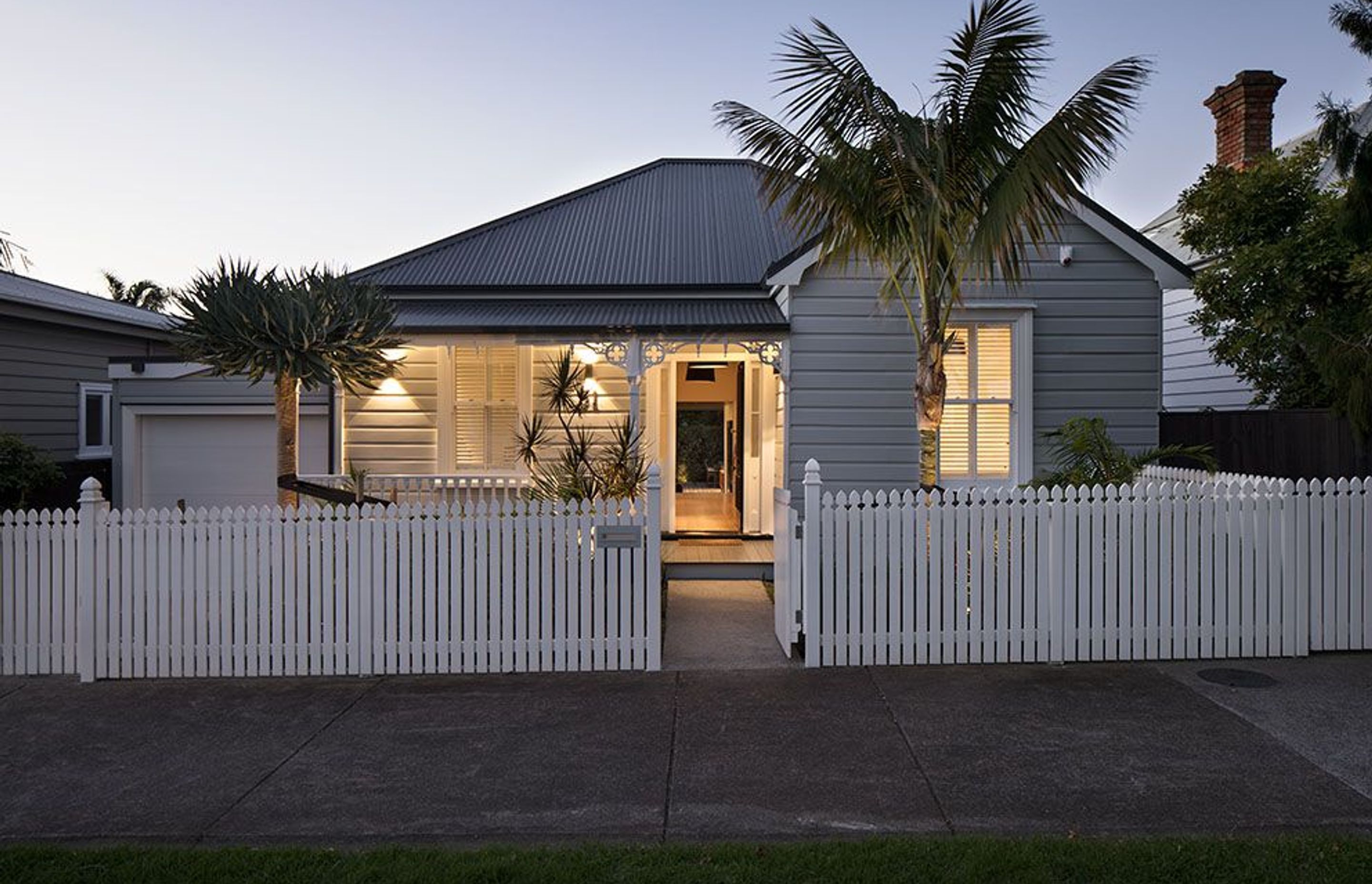 The street-facing aspect of Rogan Nash's Grey Lynn renovation retains its heritage character.