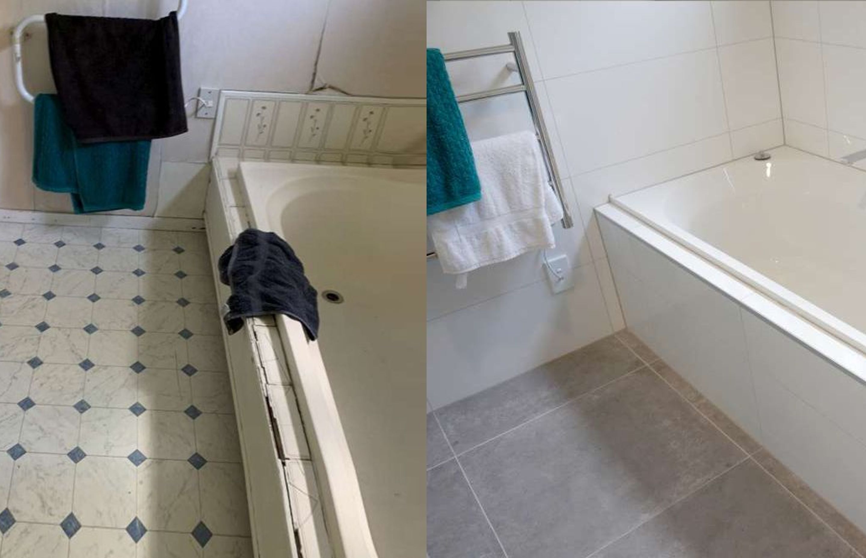 Before and After Renovation, Bathroom Renovation in Albany, Auckland