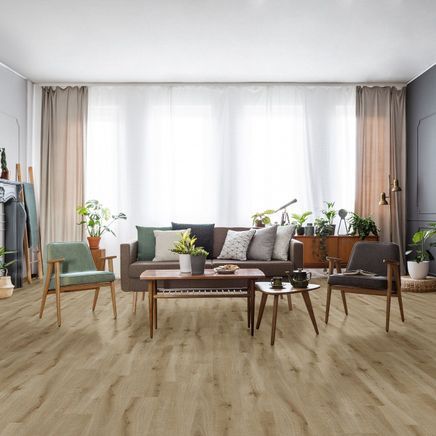 The future is floating: stone-based, 100 per cent waterproof flooring planks