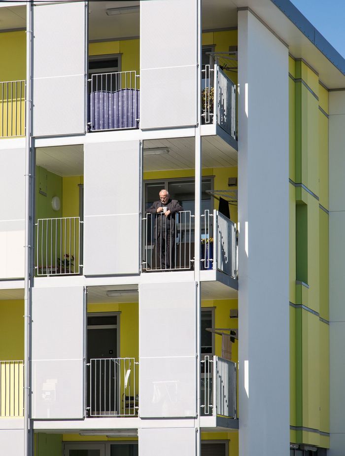 DGSE is investigating medium-density housing opportunities in Tauranga, similiar to the WCC Marshall Court Apartments in Wellington, above. Photographed by Paul McCredie.