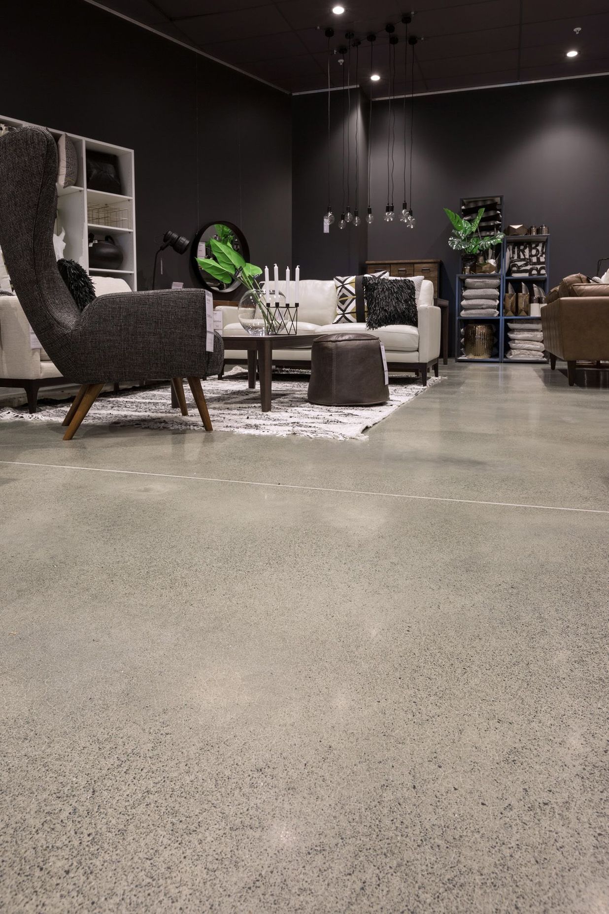 Beach House Diamond Polished Concrete Floor