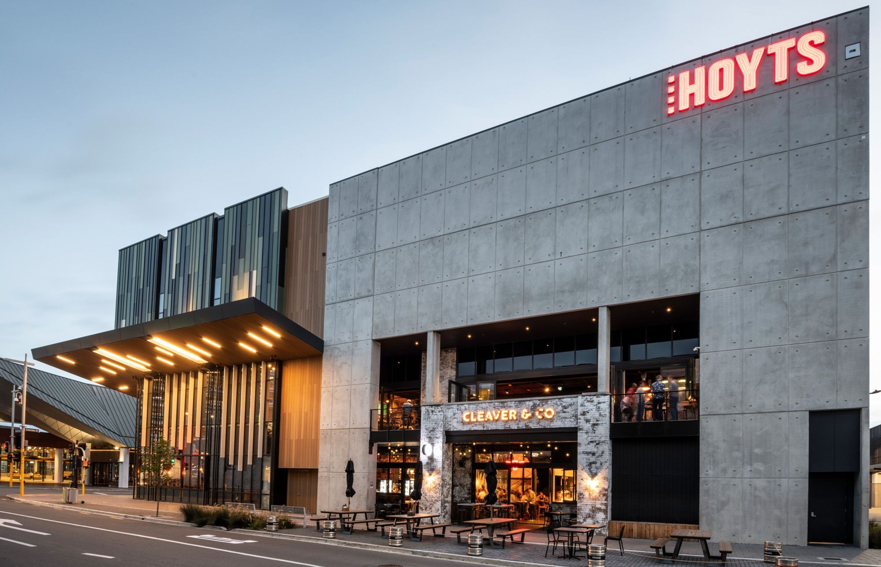 A true collaboration creating the Hoyts EntX acoustic walls Forman