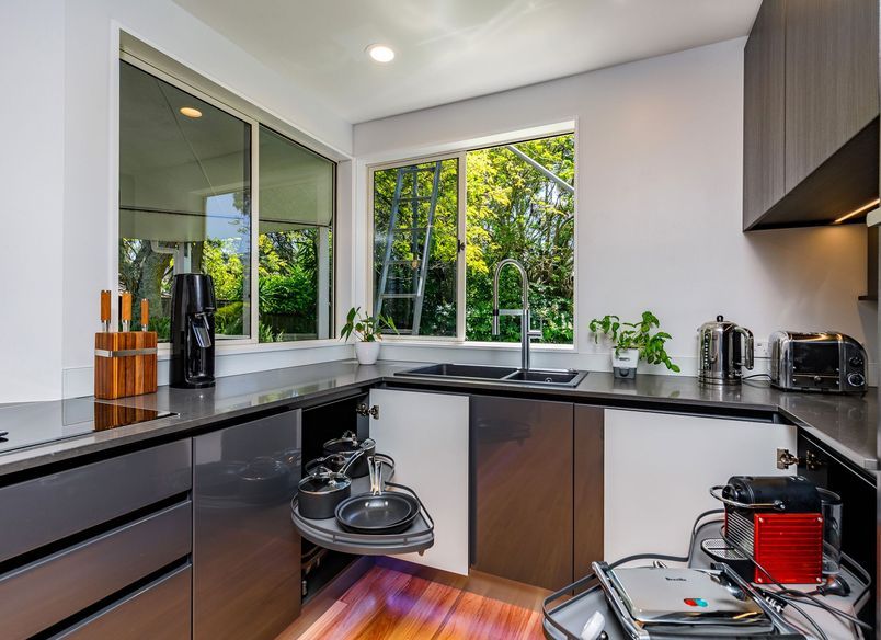 "Quirky yet Sophisticated: A Kitchen with a Twist"