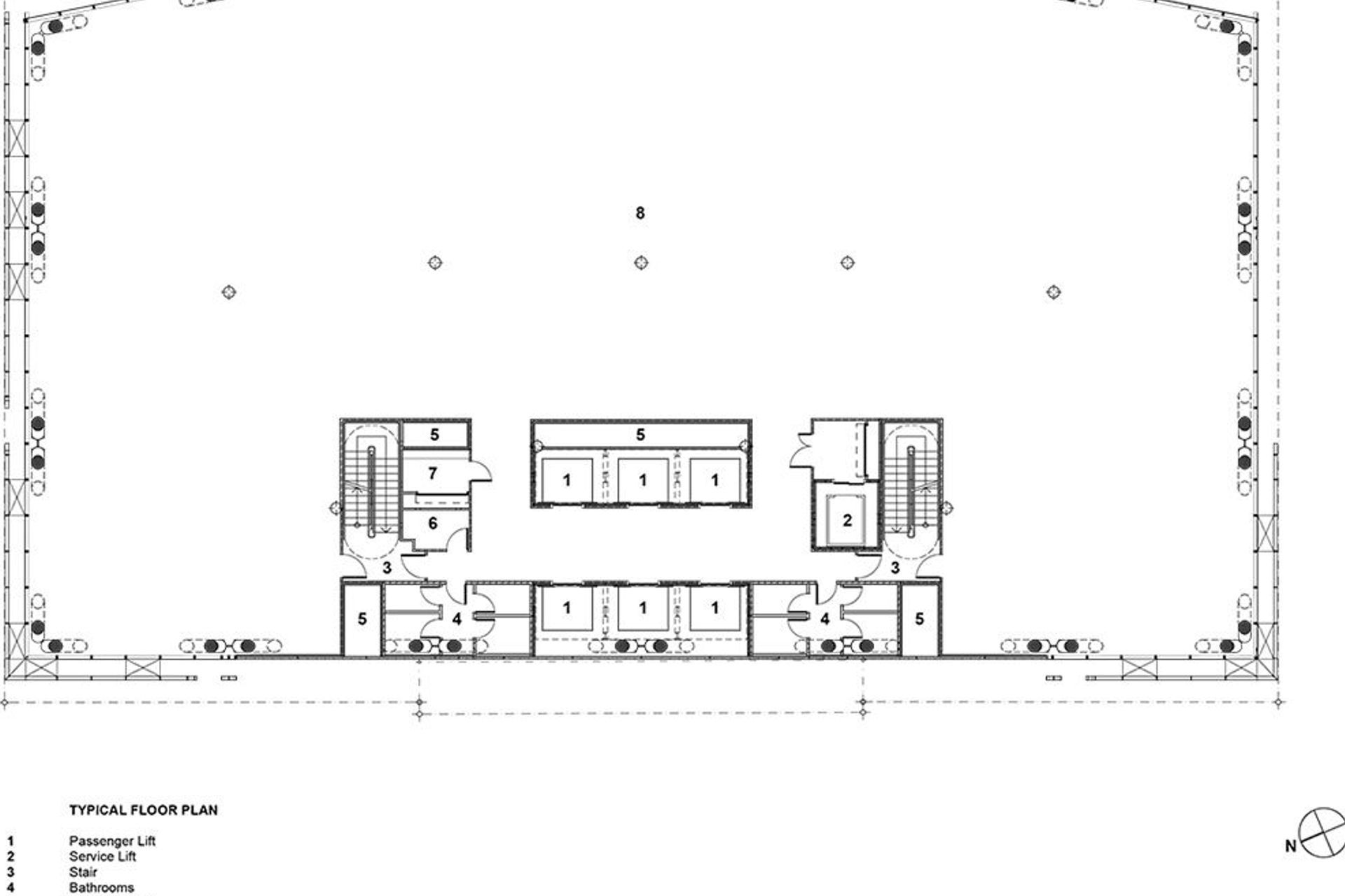 A typical floor plan by Studio Pacific Architecture.
