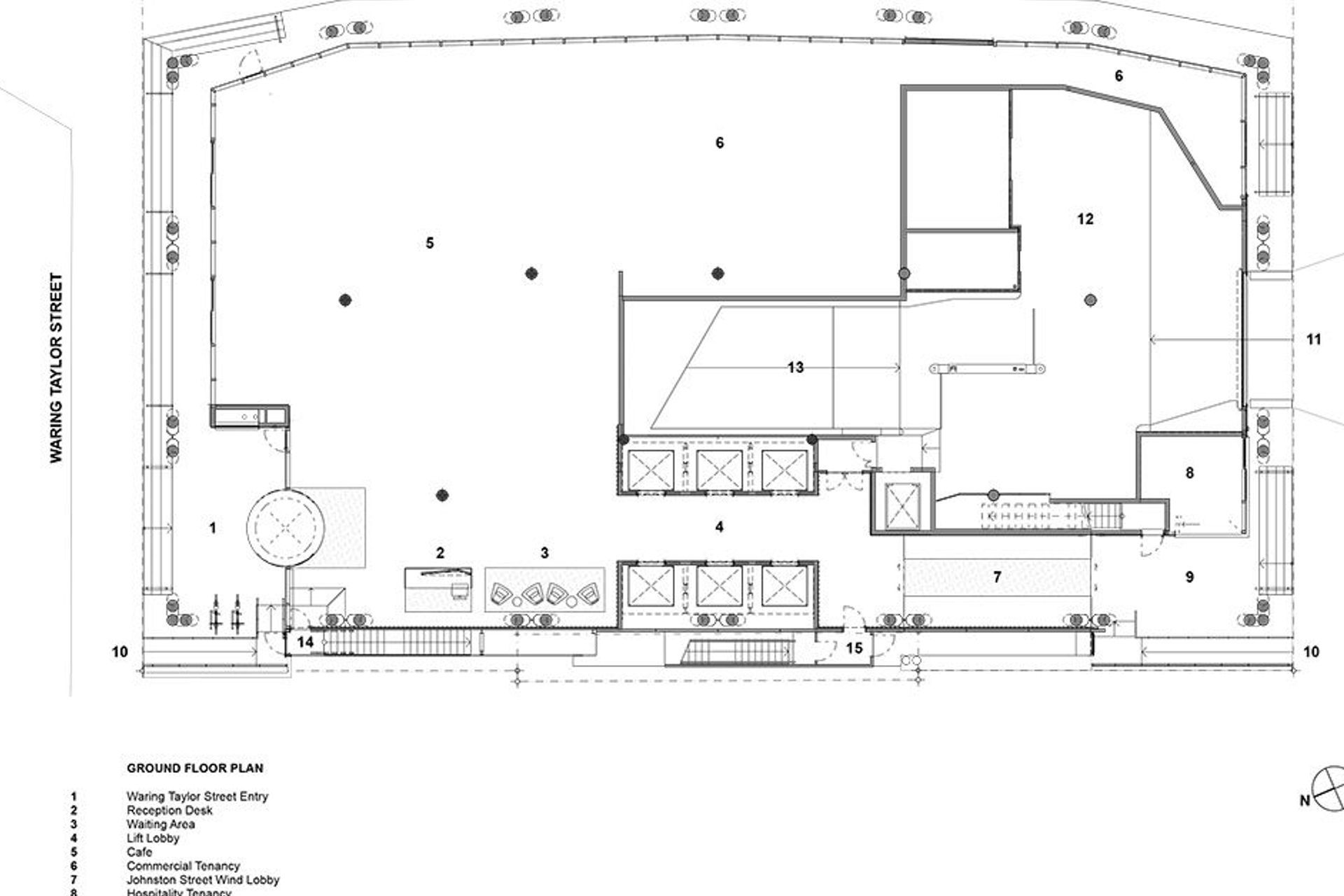 The ground-floor plan by Studio Pacific Architecture.