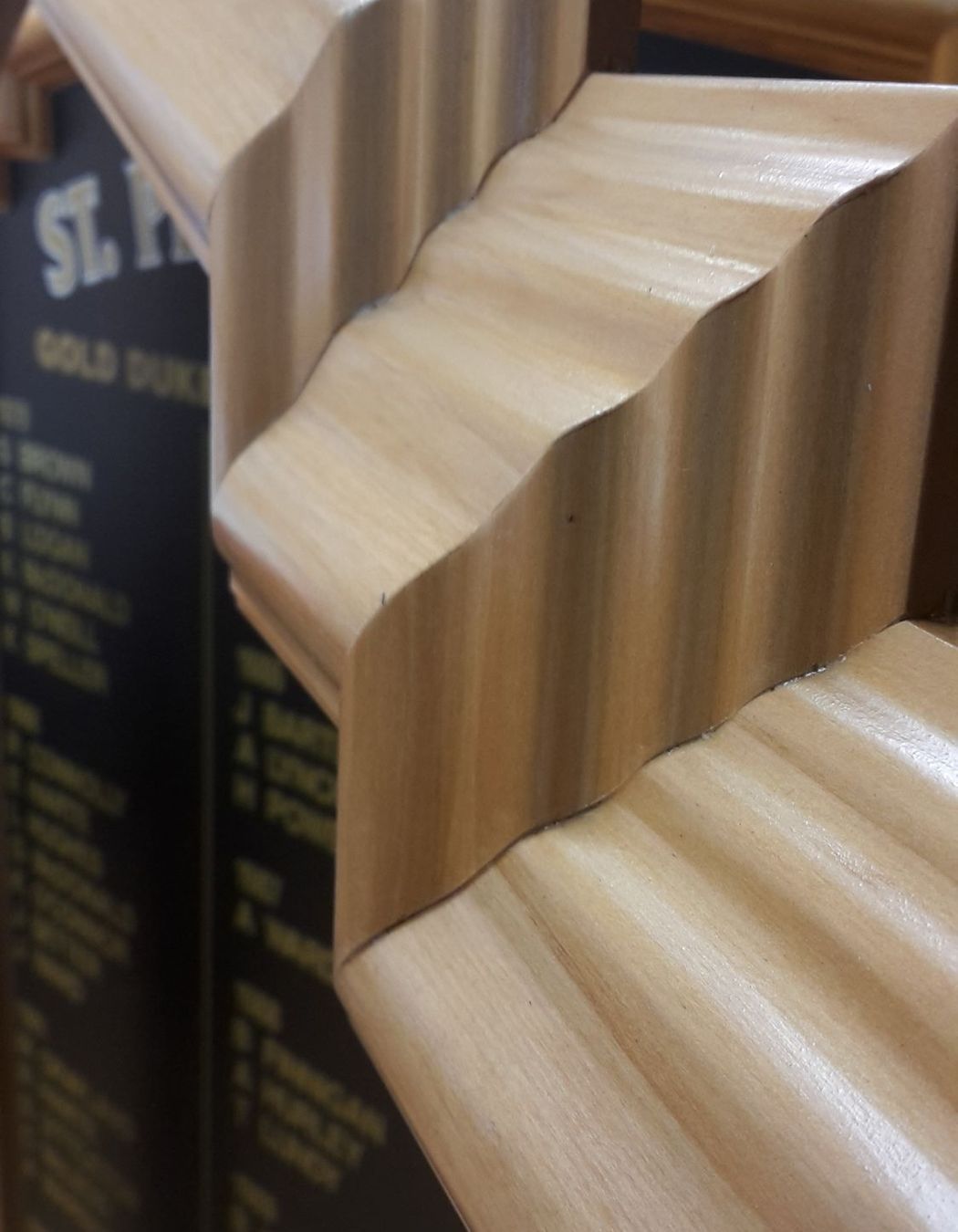 Dutch frame corner design for school achievements board