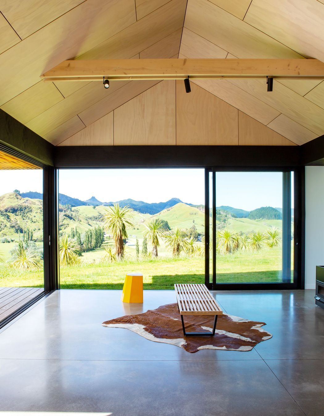 Views are carefully framed with full height glazing.