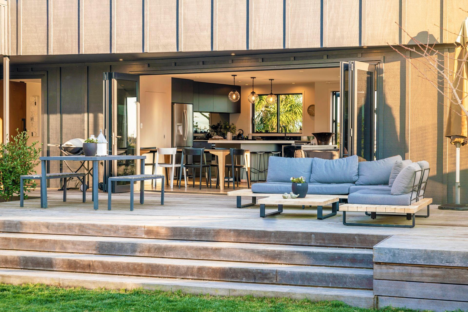 Enhanced living spaces with connection to the newly created courtyard have increased the liveability of the home as the family grows up.