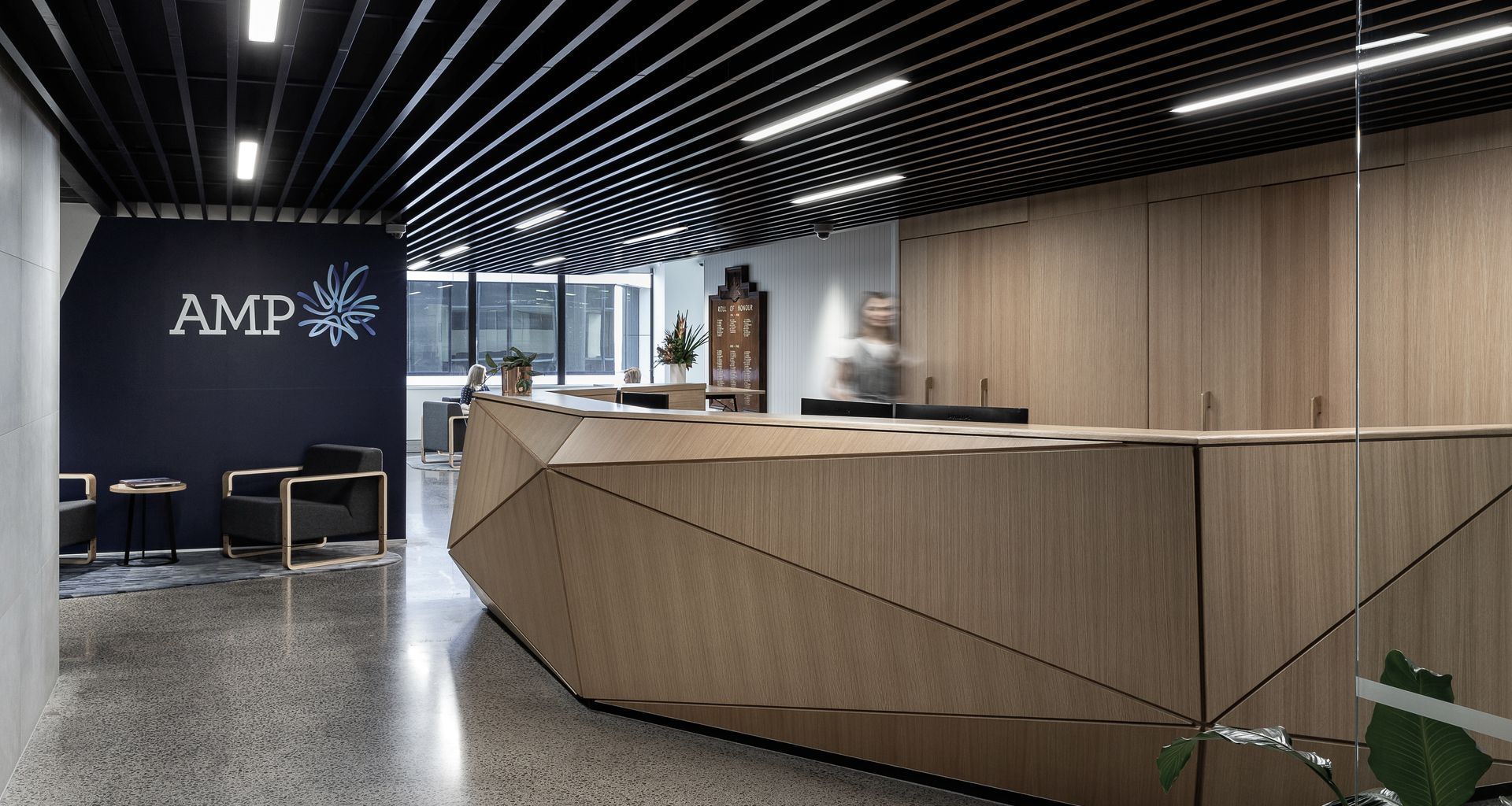 AMP Level 21 & Reception banner
