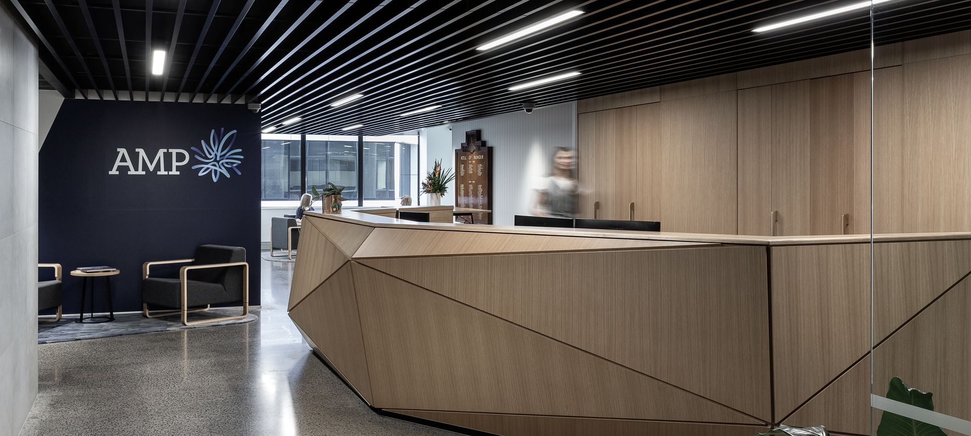 AMP Level 21 & Reception banner
