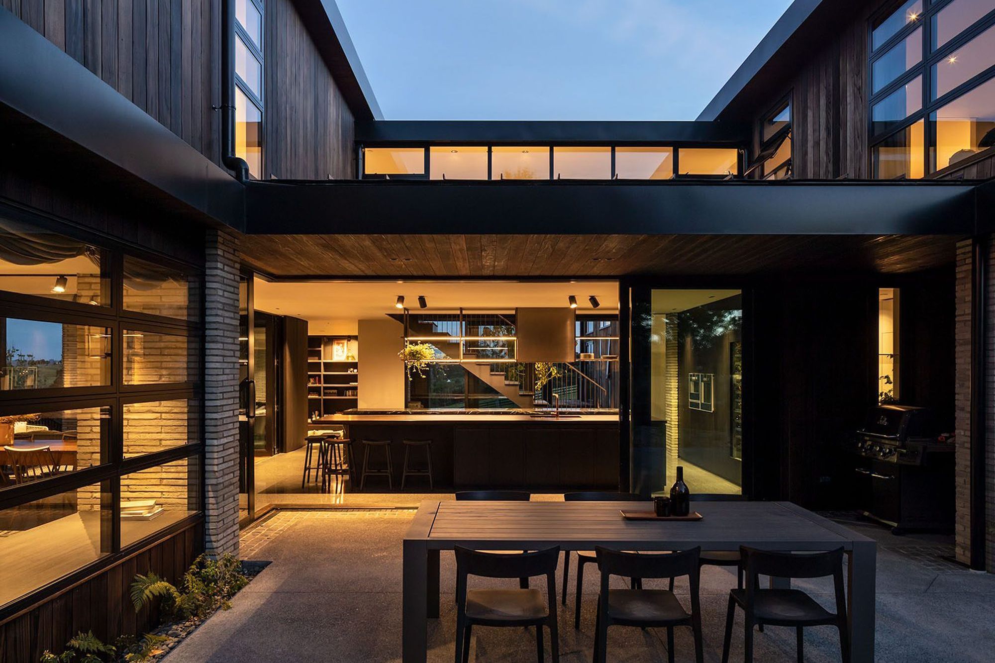 The architects wanted to sew the landscape into the structure, and achieved that with the use of multiple courtyards that connect spaces both with each other and with the site and wider surrounds.