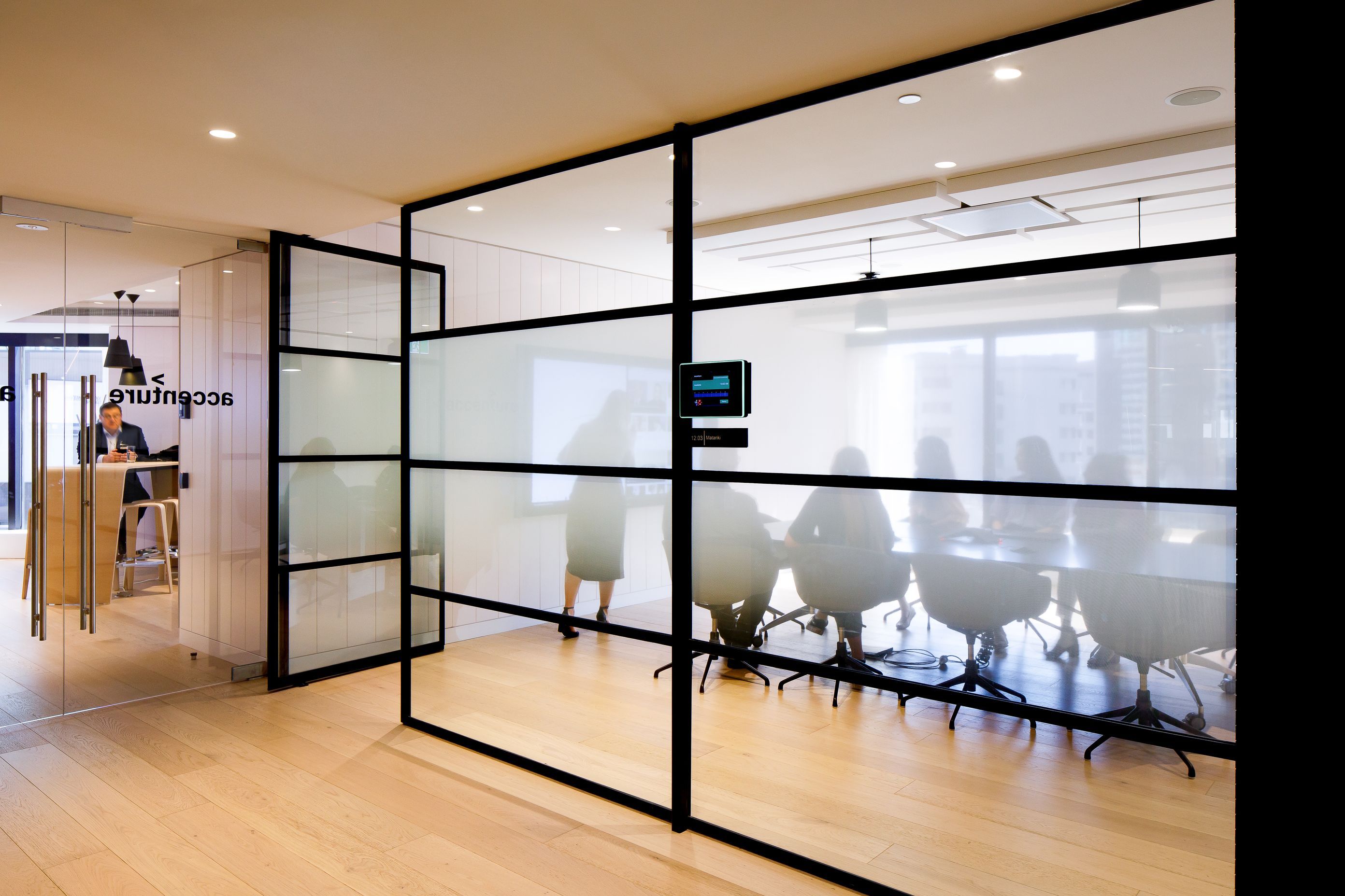Secure Office Entry &amp; Exteior Meeting Room