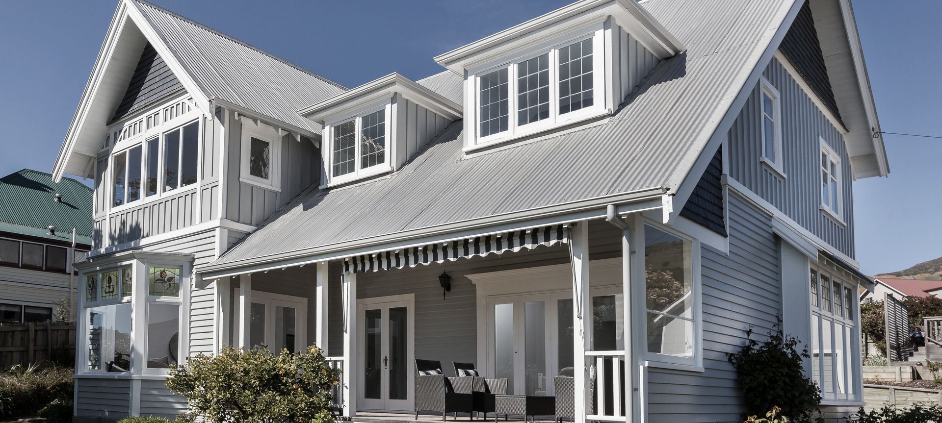 Akaroa House banner
