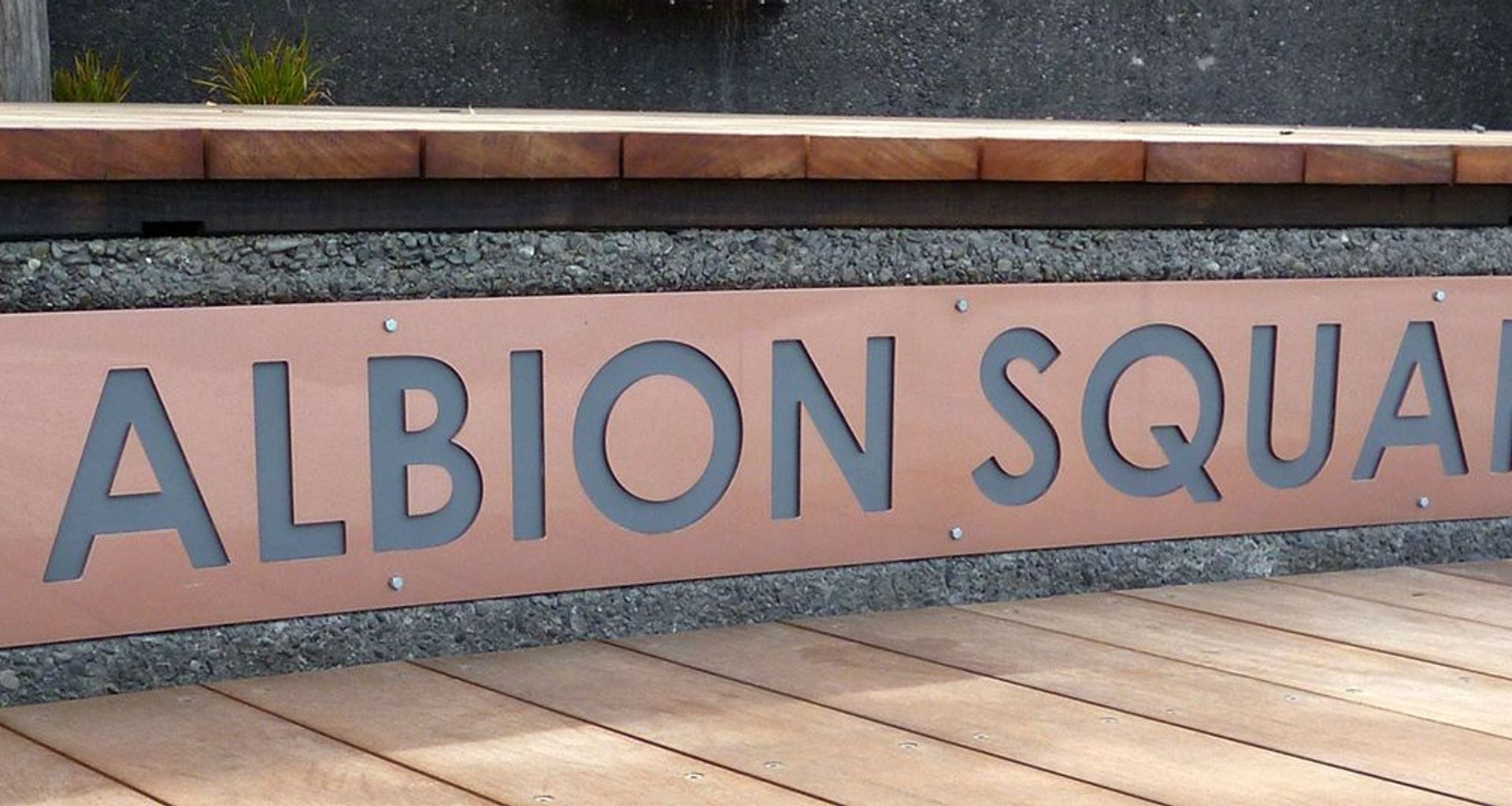 Albion Square Lyttelton banner