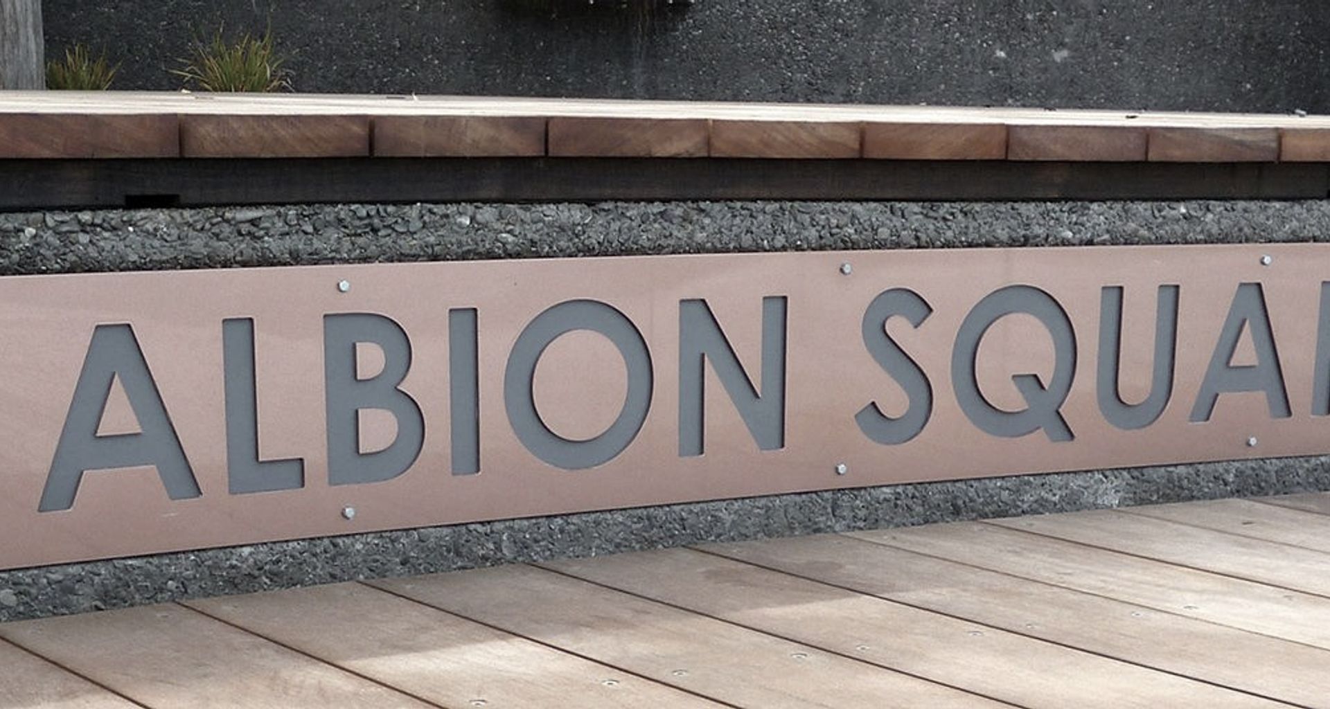 Albion Square Lyttelton banner