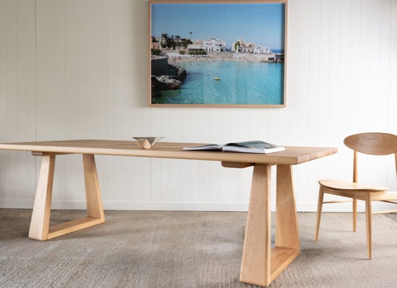 American Oak Table By WRW & Co
