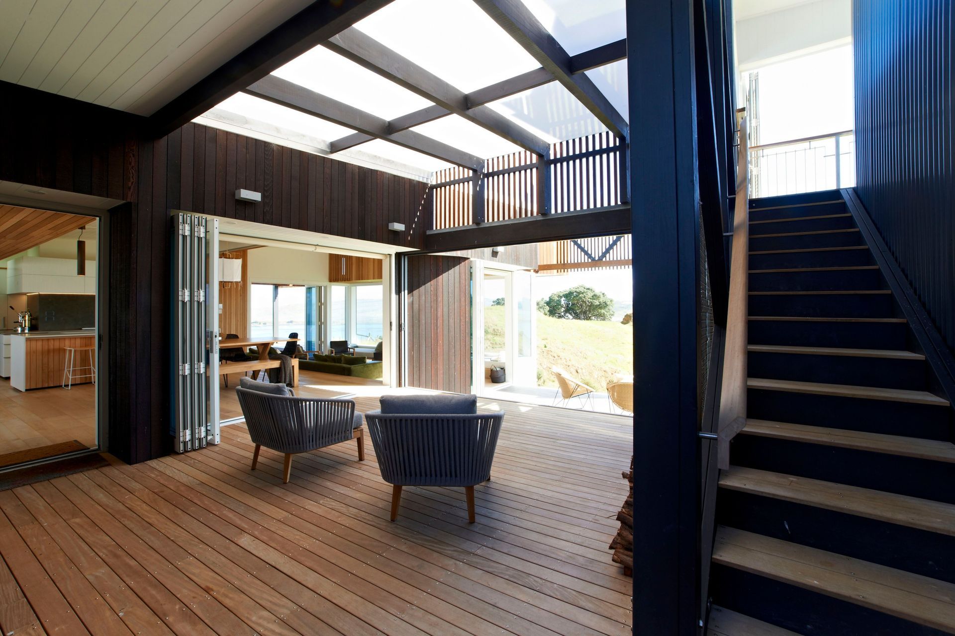 Interesting spaces to explore, this residence has several layers of depth.