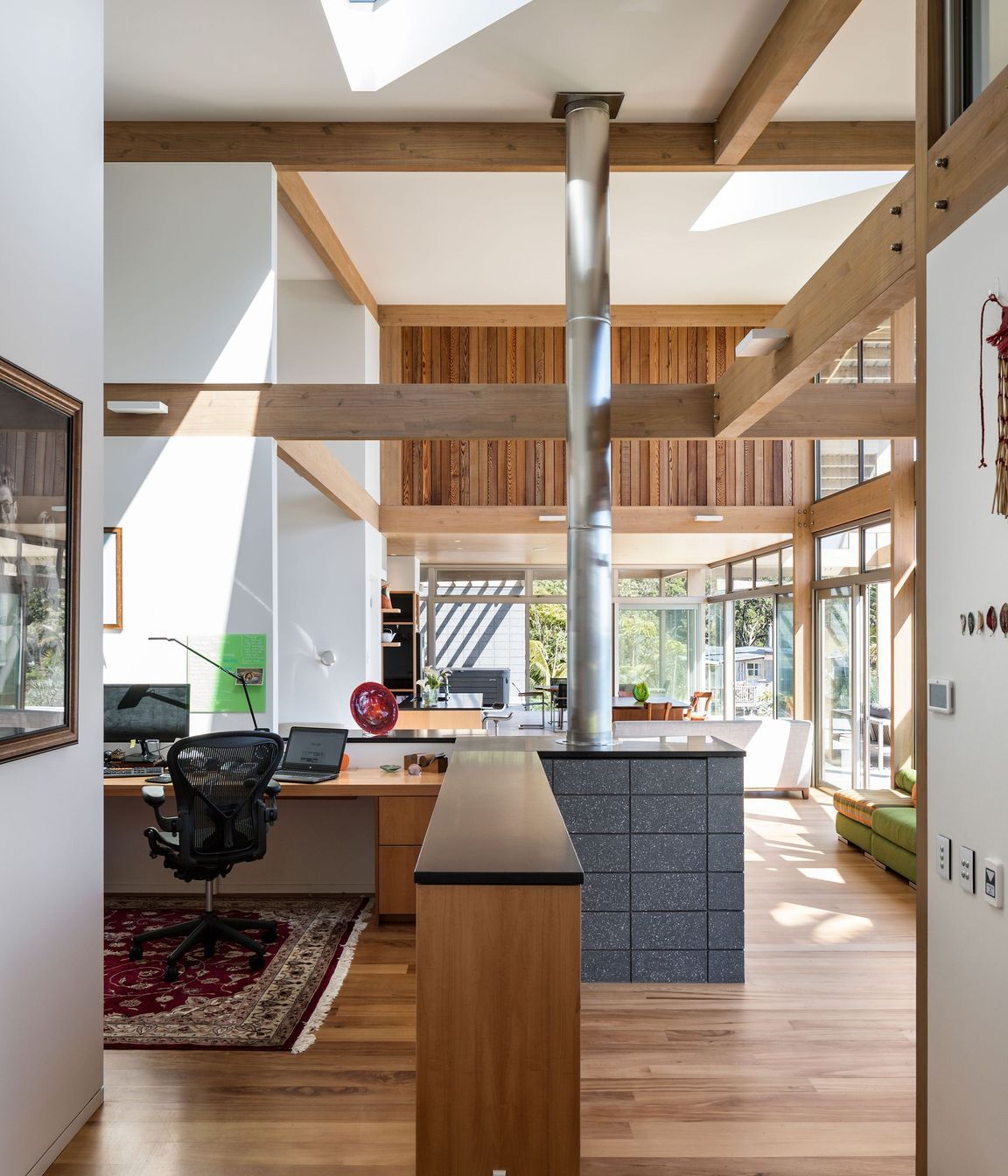 From Gallery towards Living area