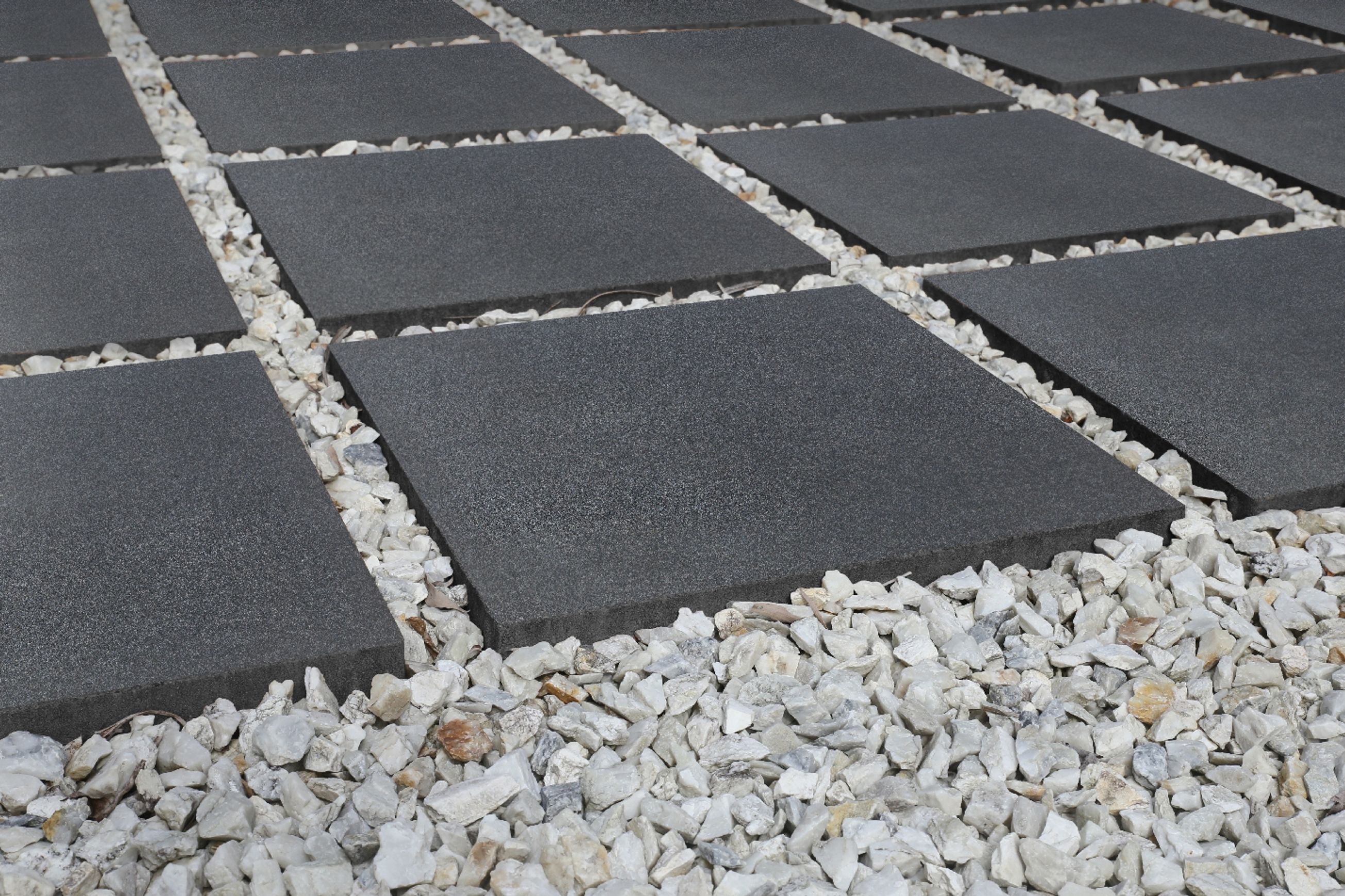 Black Nero Porcelain Paver 20mm