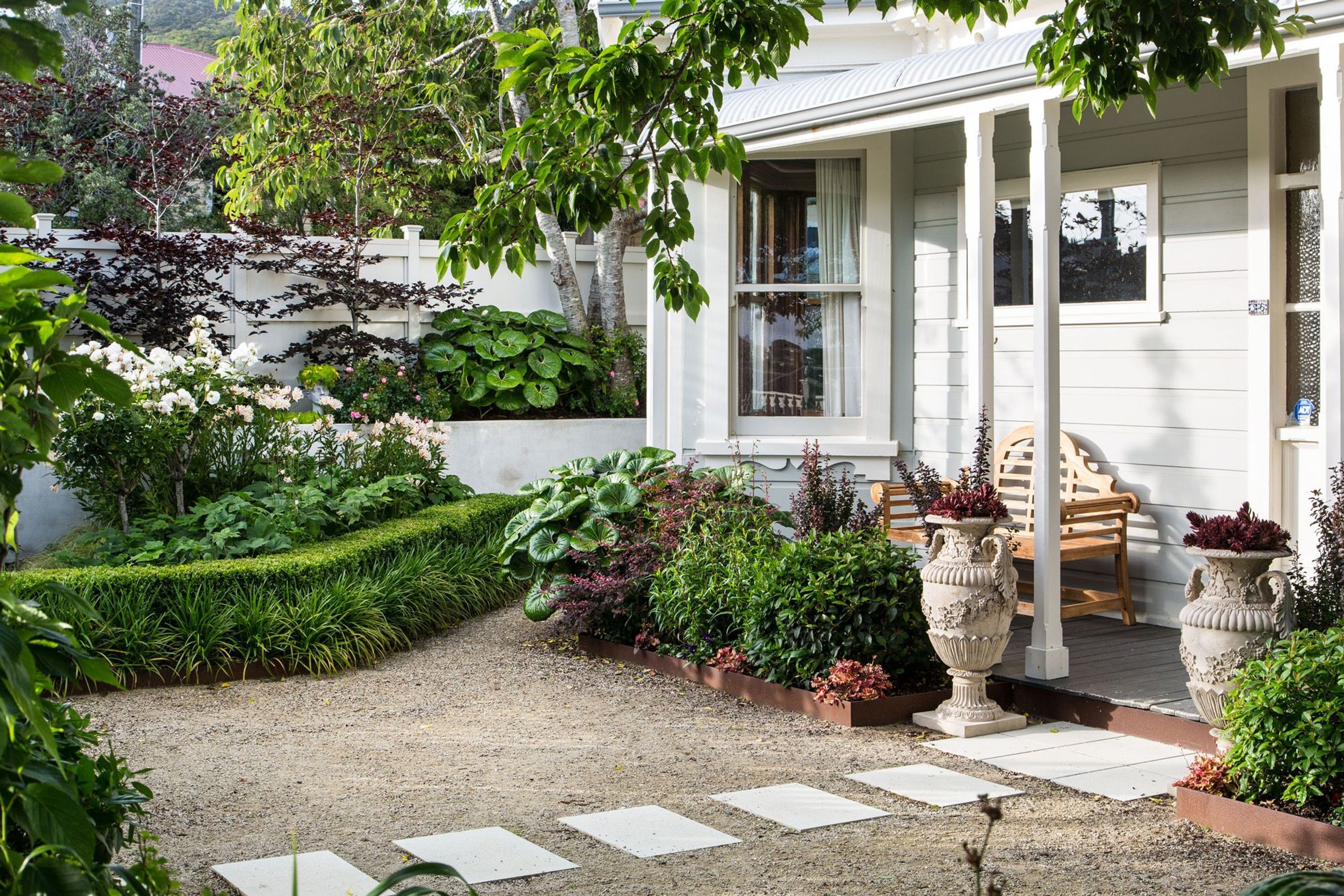 Beautiful front garden &amp; entrance courtyard