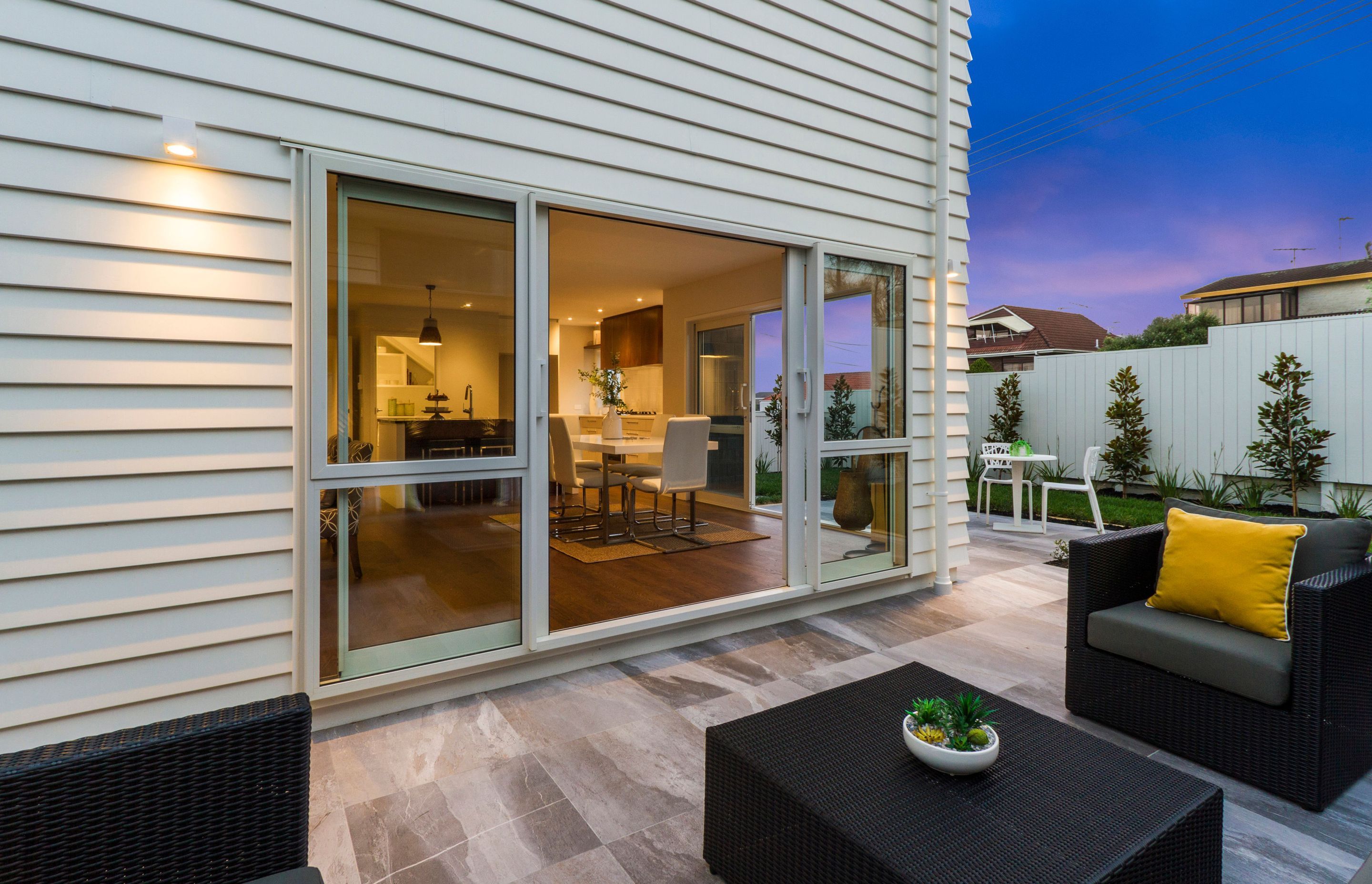 Belmont Terrace - This home was installed with Solid American White Oak flooring, finished with oil in 'Light Walnut' and Waterborne Polyurethane