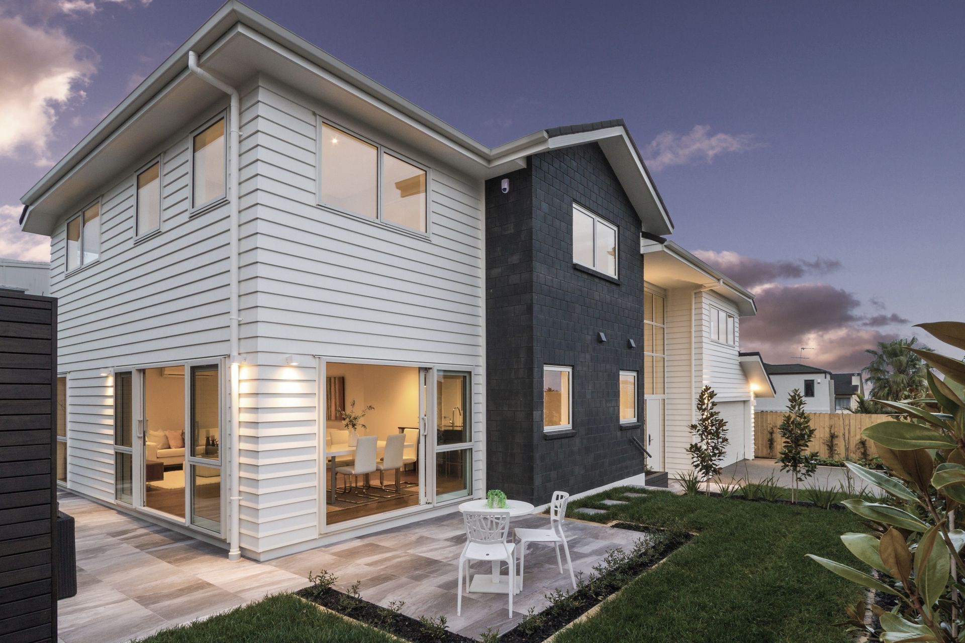 Belmont Terrace - This home was installed with Solid American White Oak flooring, finished with oil in 'Light Walnut' and Waterborne Polyurethane