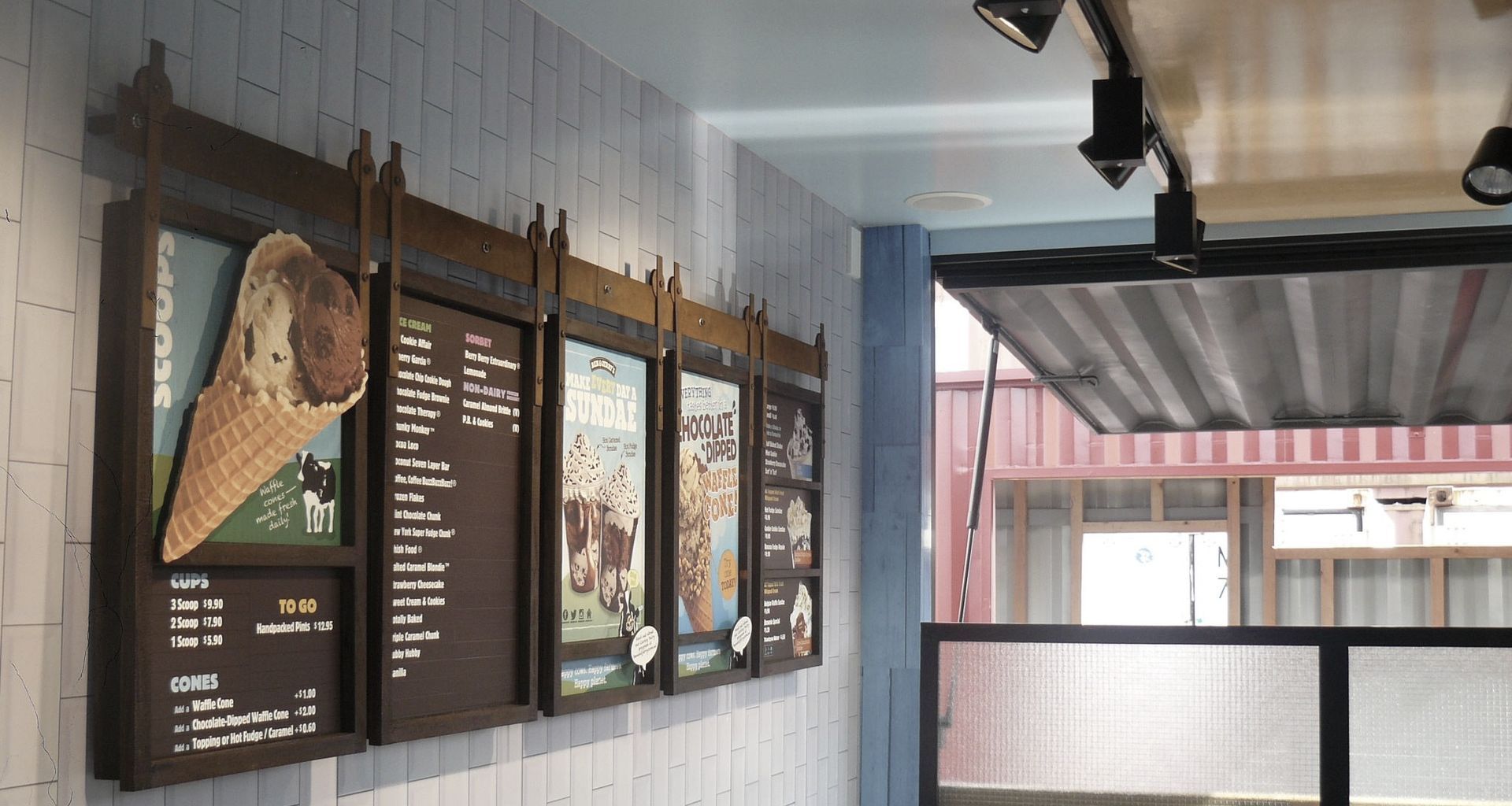 Ben & Jerry's Pop Up Shop banner