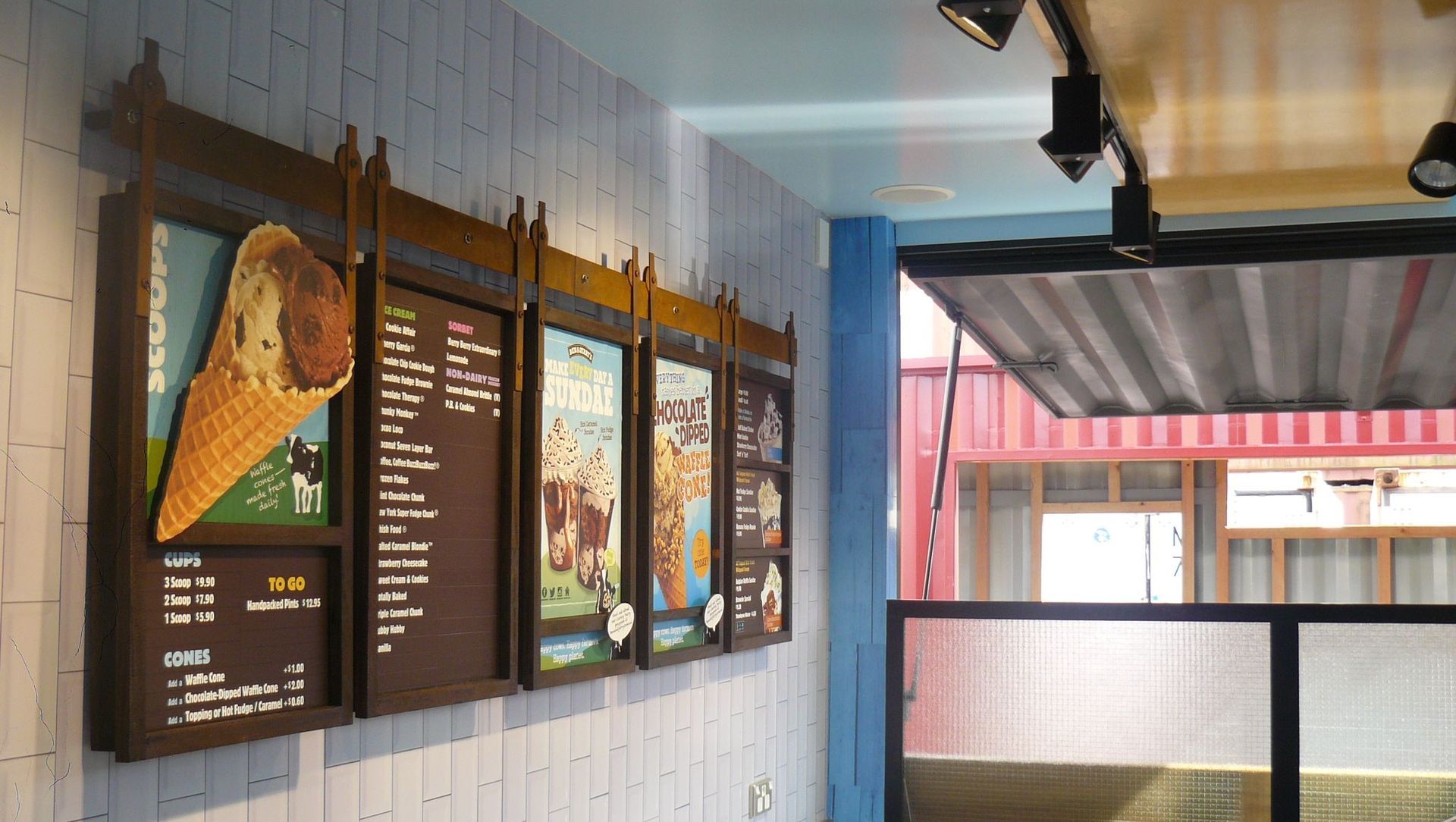 Ben & Jerry's Pop Up Shop banner