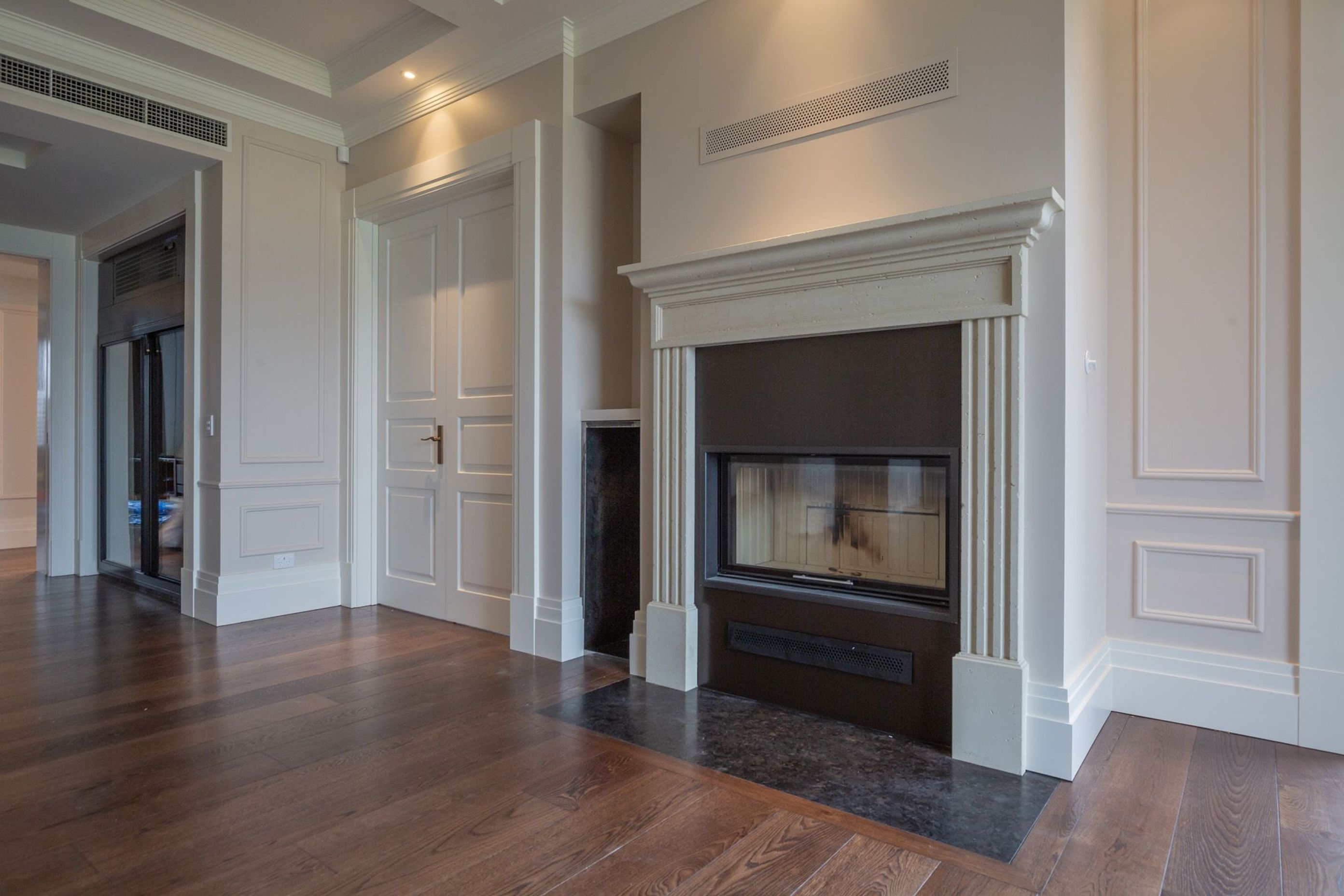 Bespoke concrete fire surround