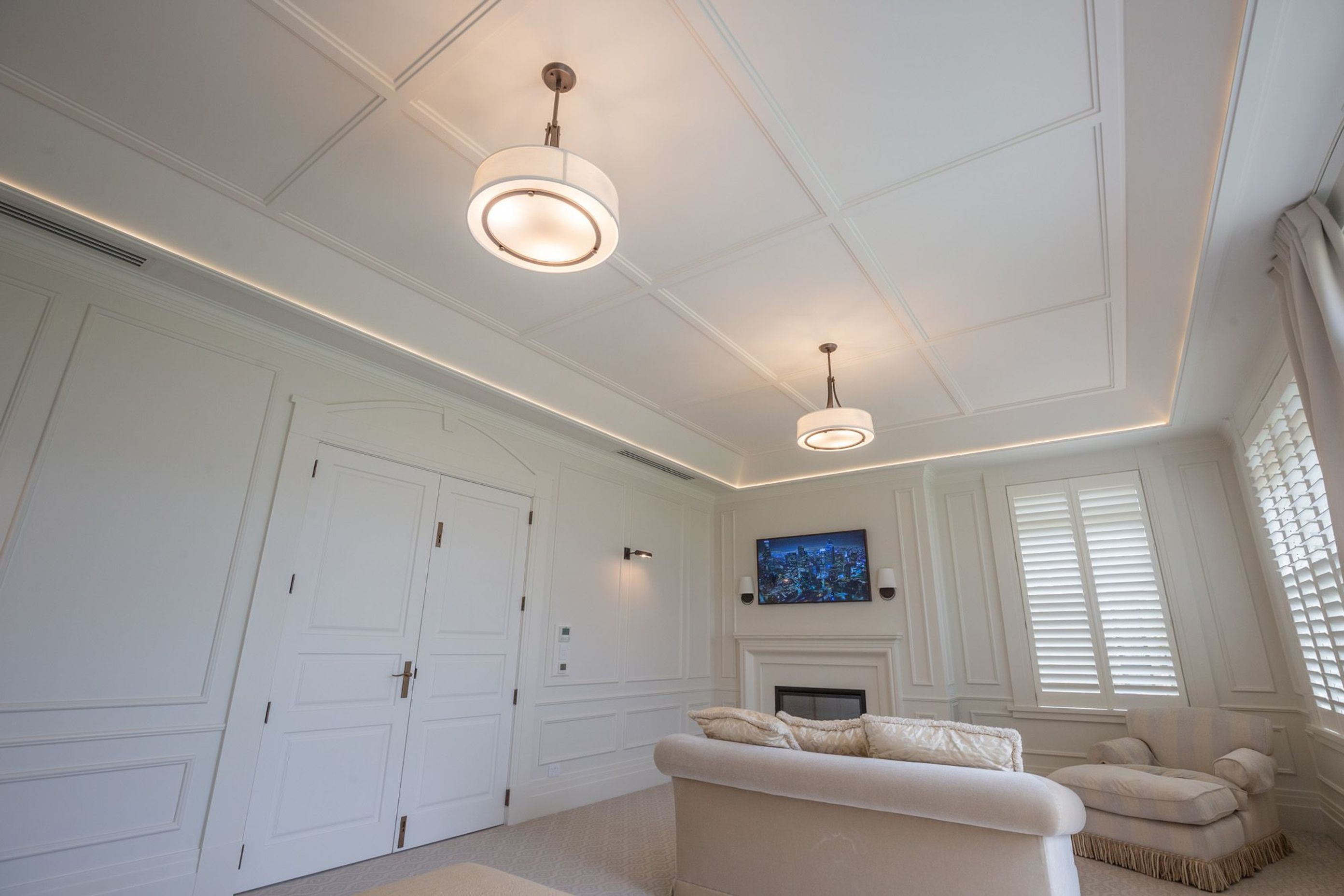 Custom-made ceiling panels