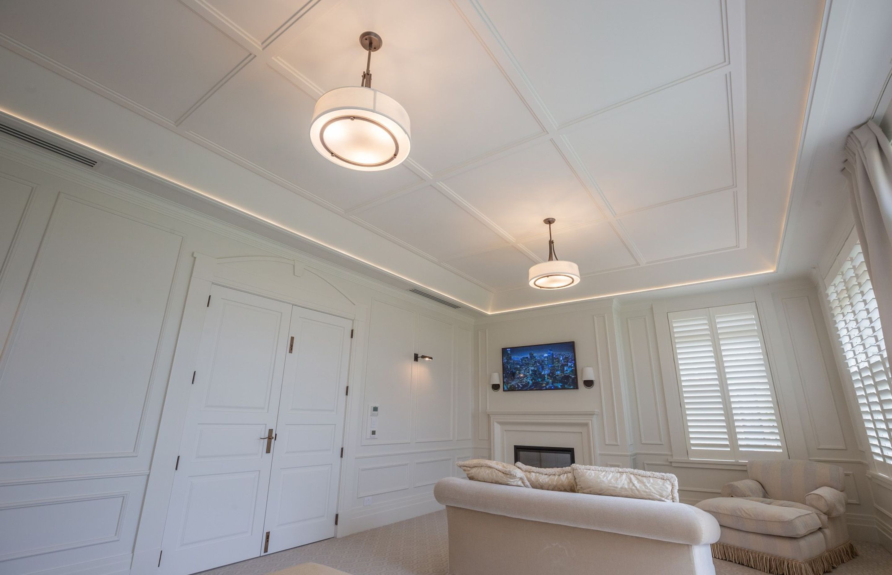 Custom-made ceiling panels