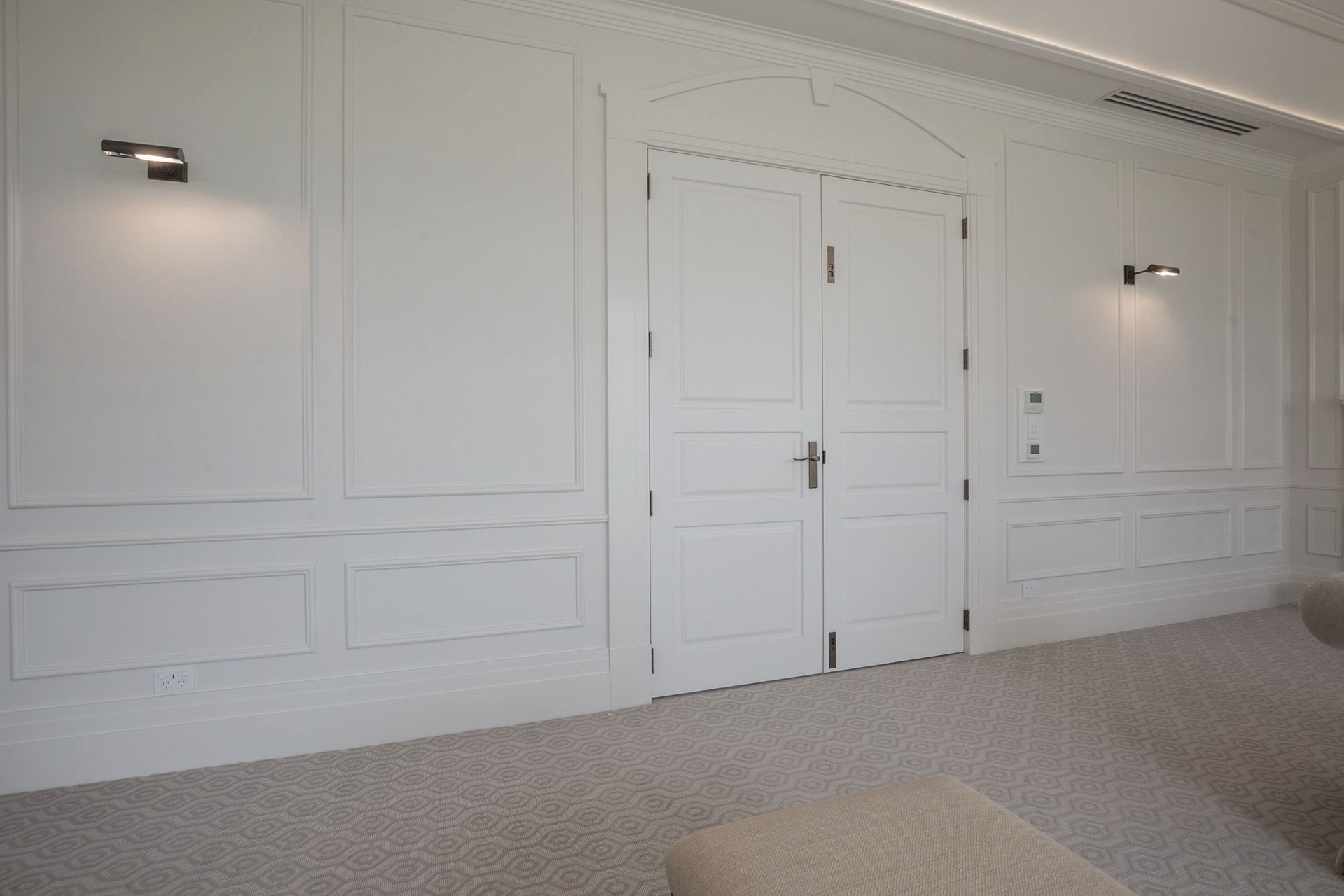 Custom-made decorative door surround