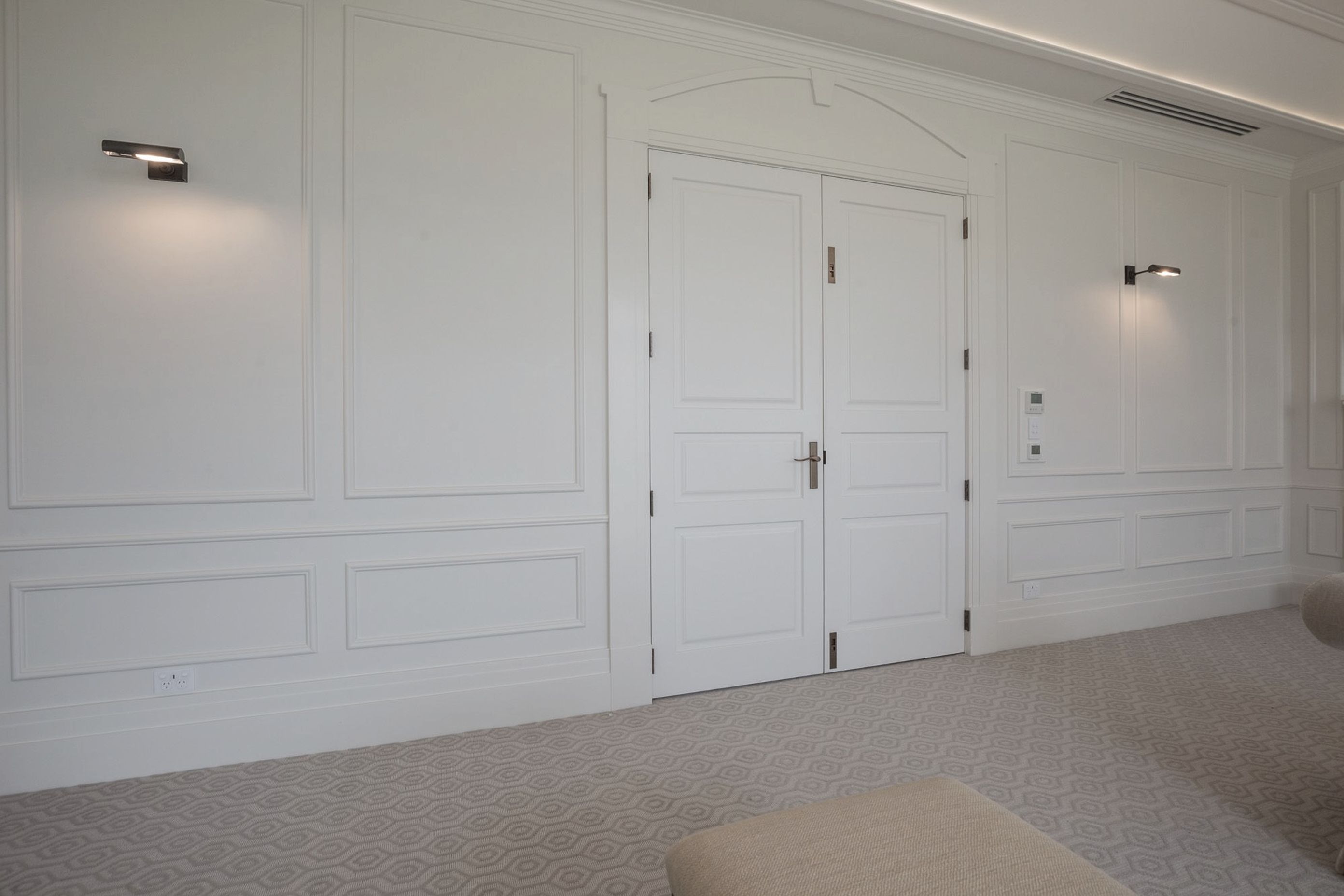 Custom-made decorative door surround