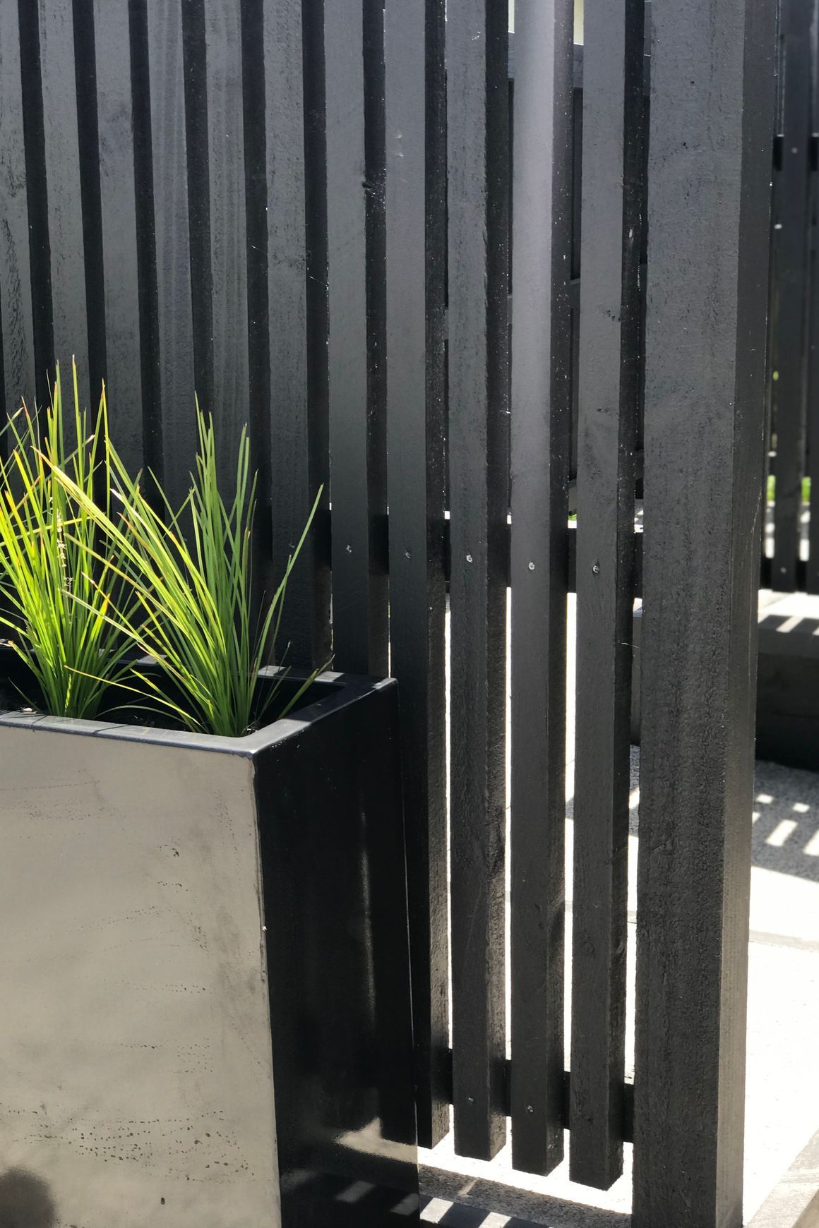 Black Tall Trough 1200 Planter