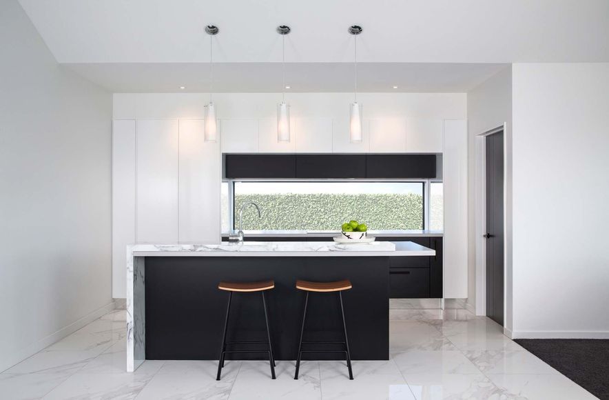 Black & White Showhome Kitchen