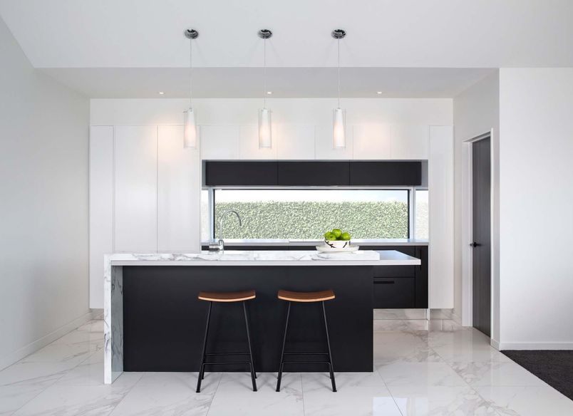 Black & White Showhome Kitchen