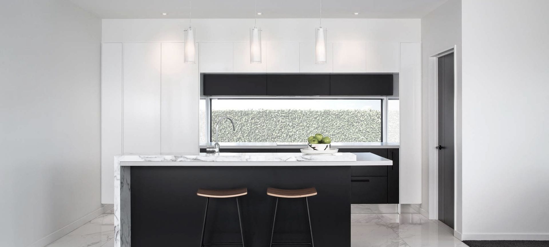 Black & White Showhome Kitchen banner