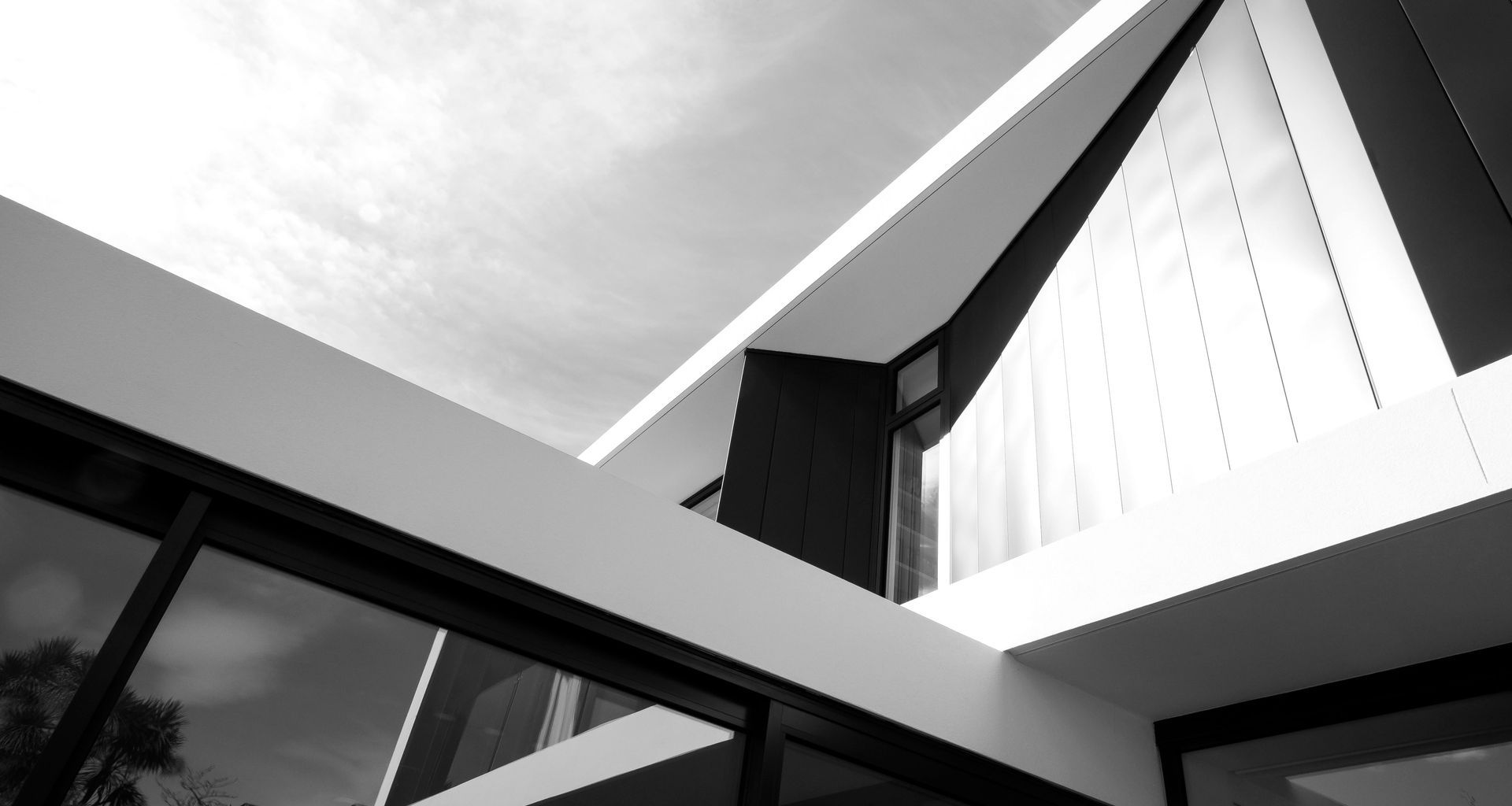 Black and White banner