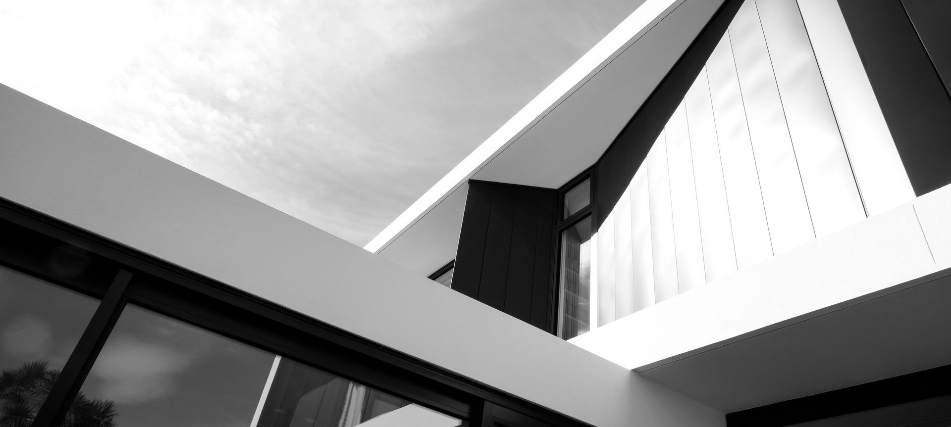 Black and White banner