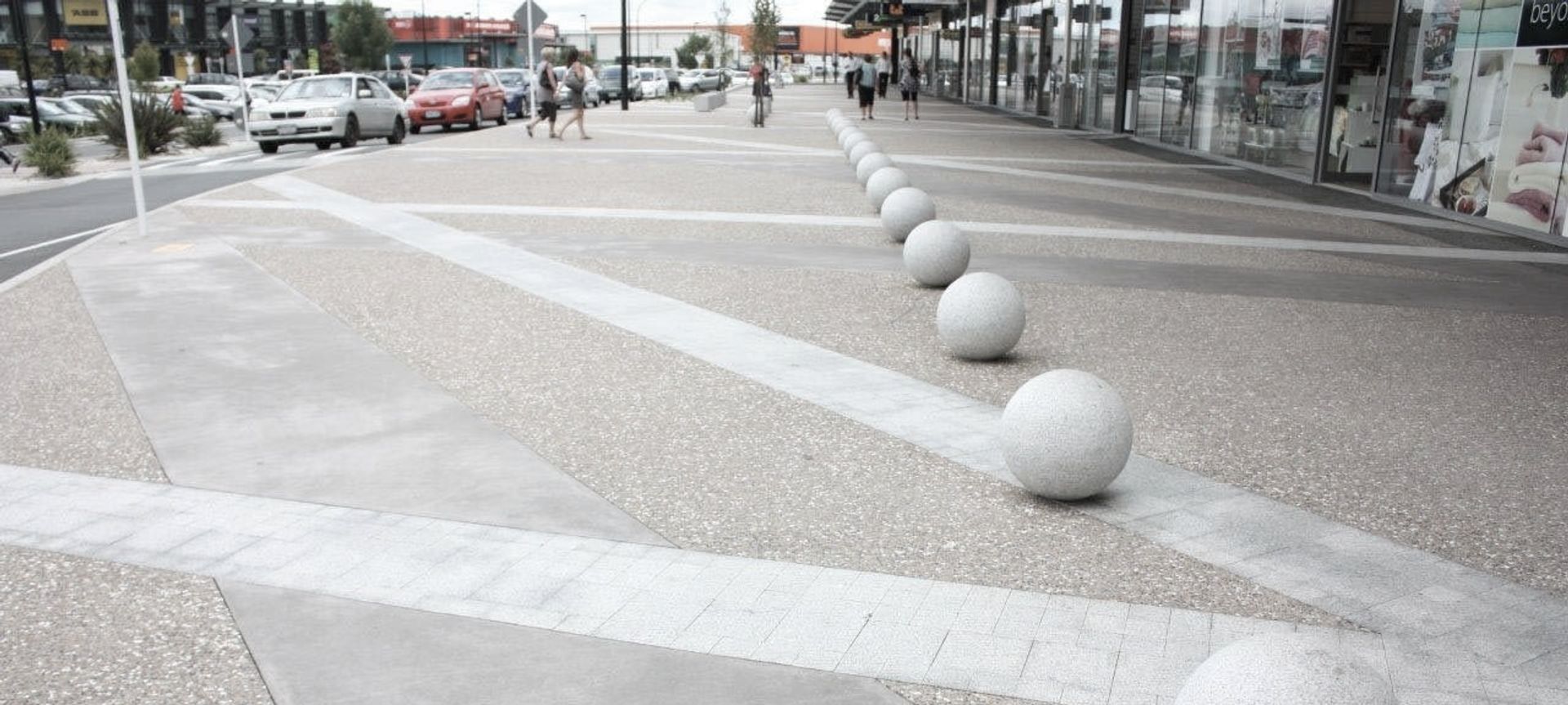 Bollards banner