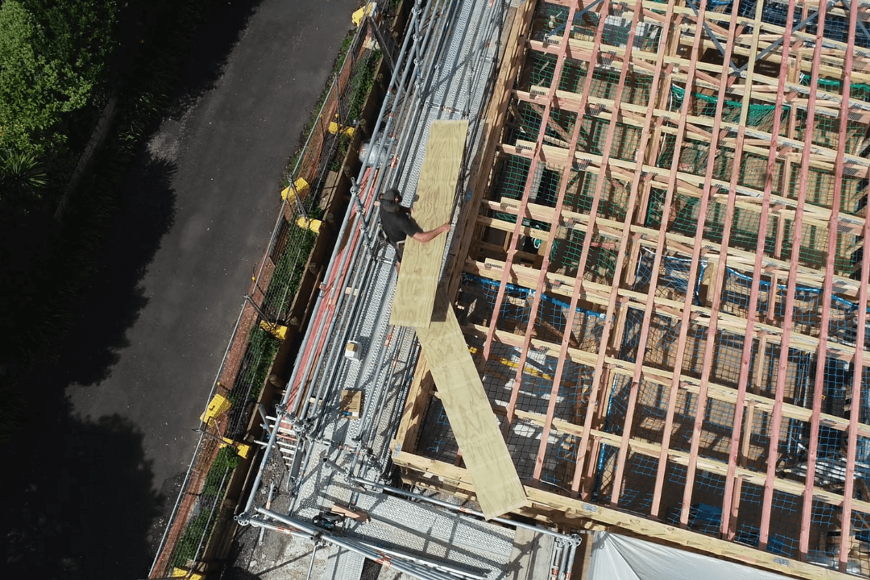 Construction Photography NZ - CPNZ - Box - Westmere Site Progress - Drone Photo 1