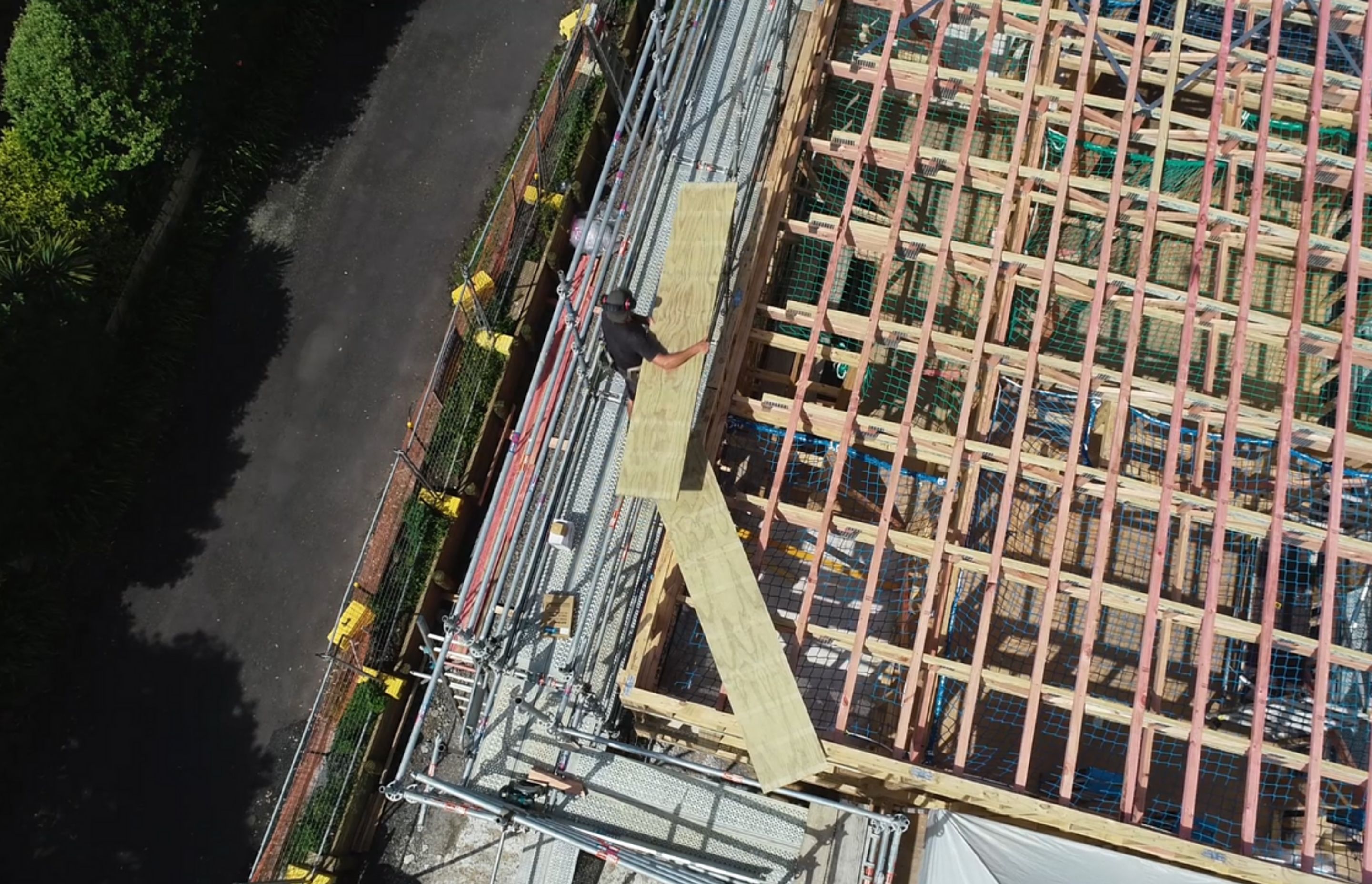 Construction Photography NZ - CPNZ - Box - Westmere Site Progress - Drone Photo 1